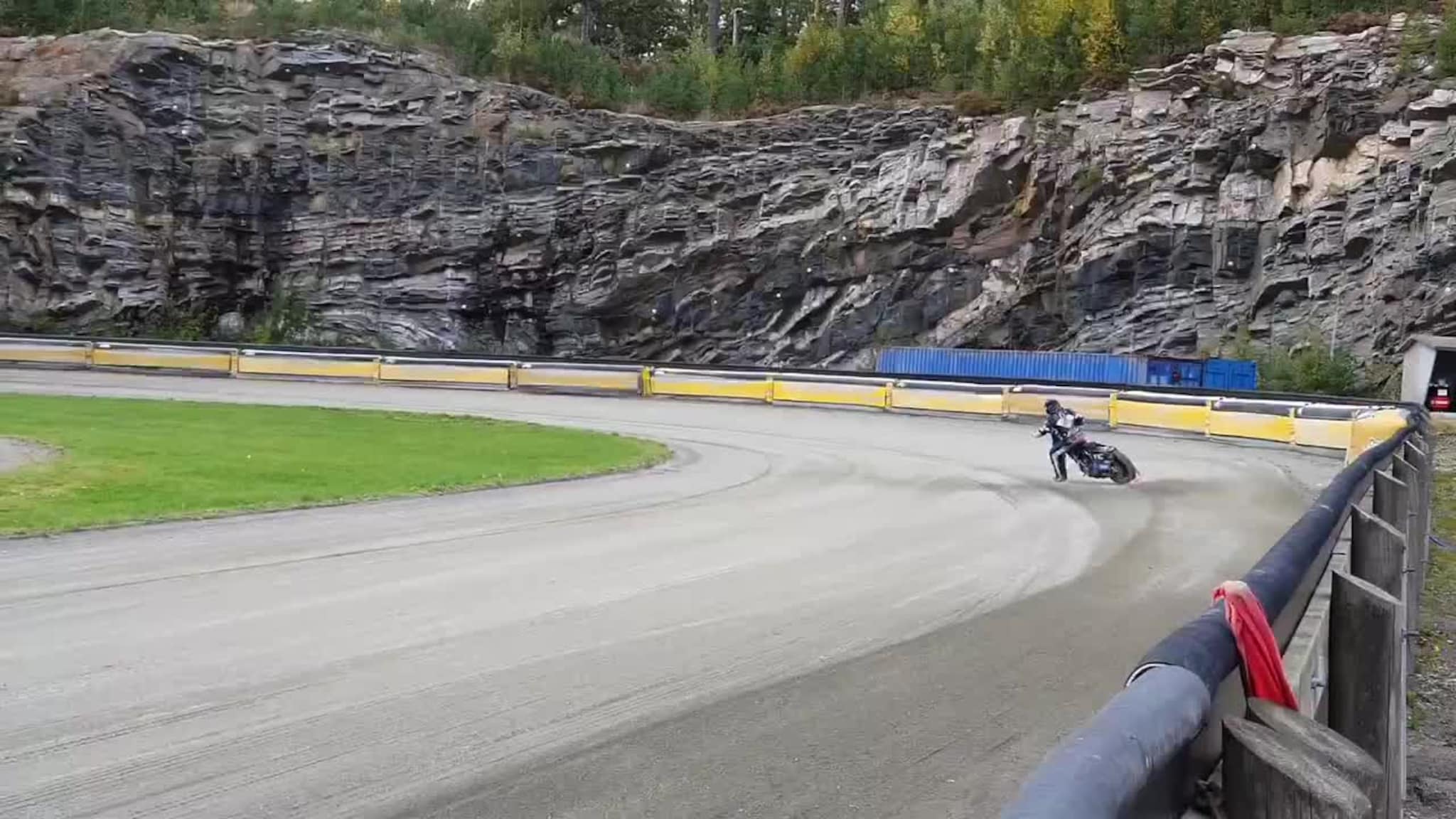 Vegard Sandnes kjører speedway