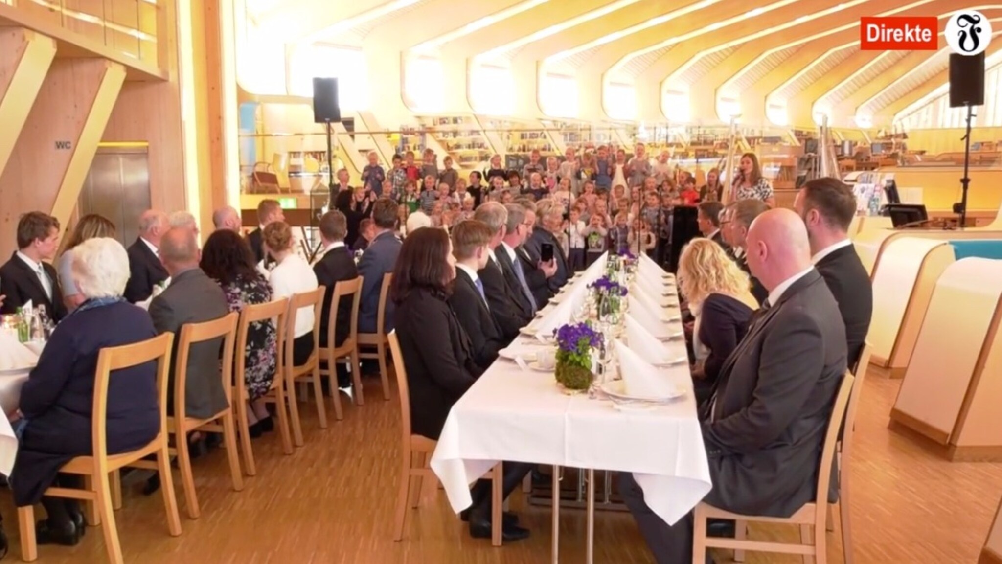 Se deler av kongebesøket i Kulturhuset i Vennesla