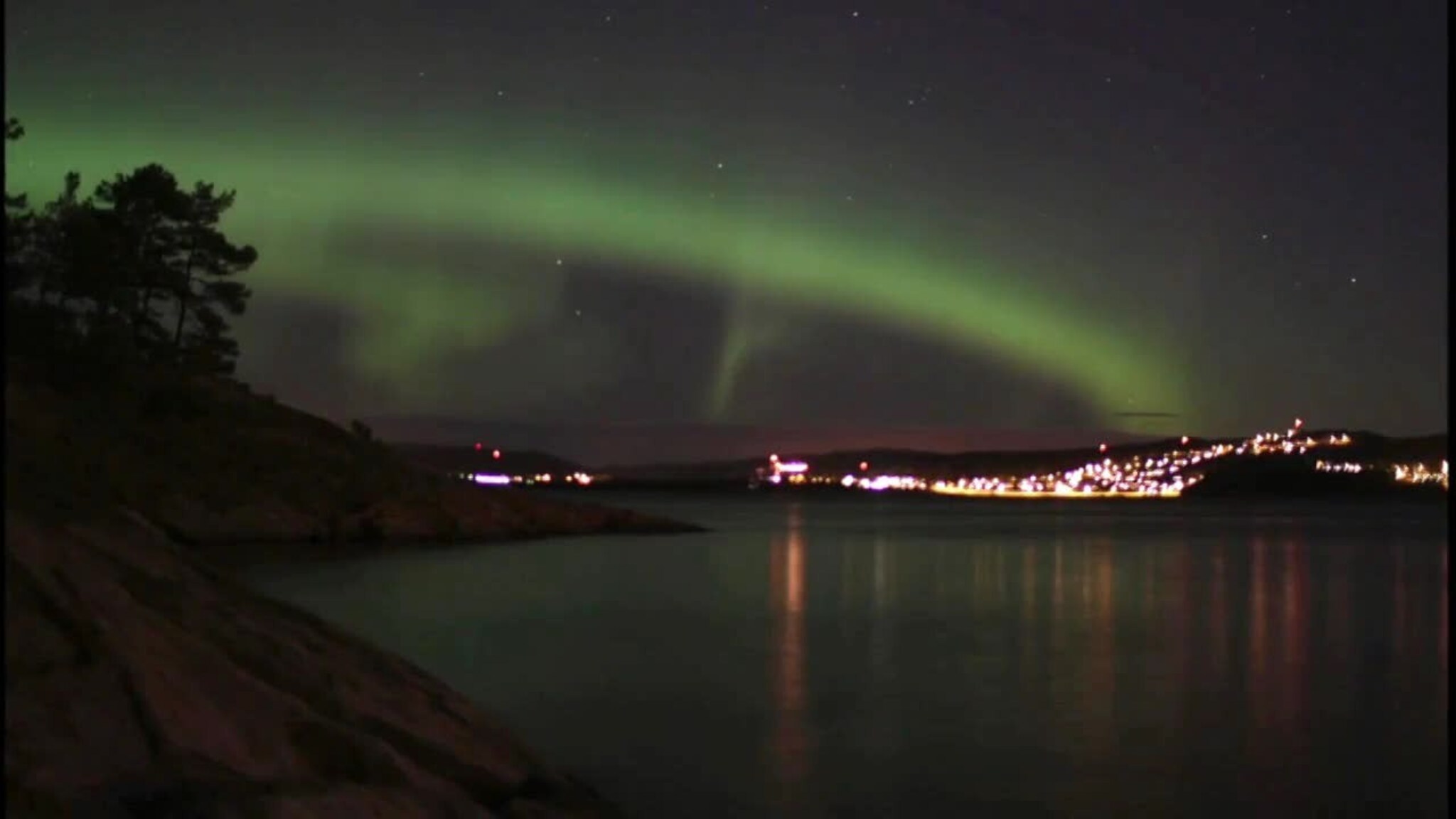 Se nordlyset over Kristiansand