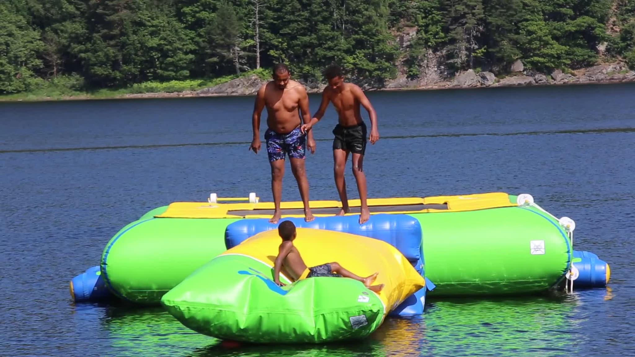 Se video fra badeparken i Vennesla