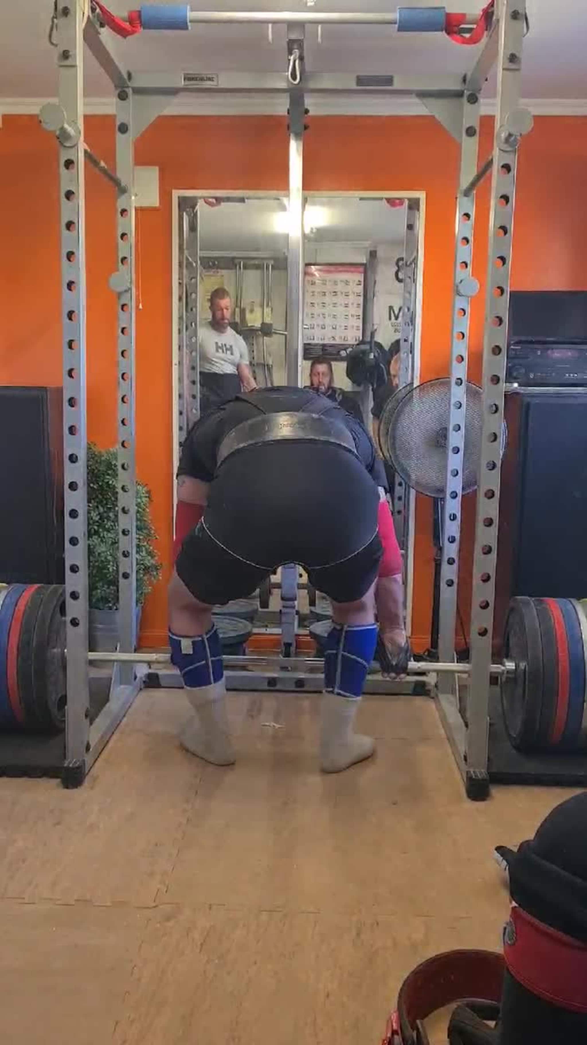 Yngve Wehus med pers i markløft 340 kg
