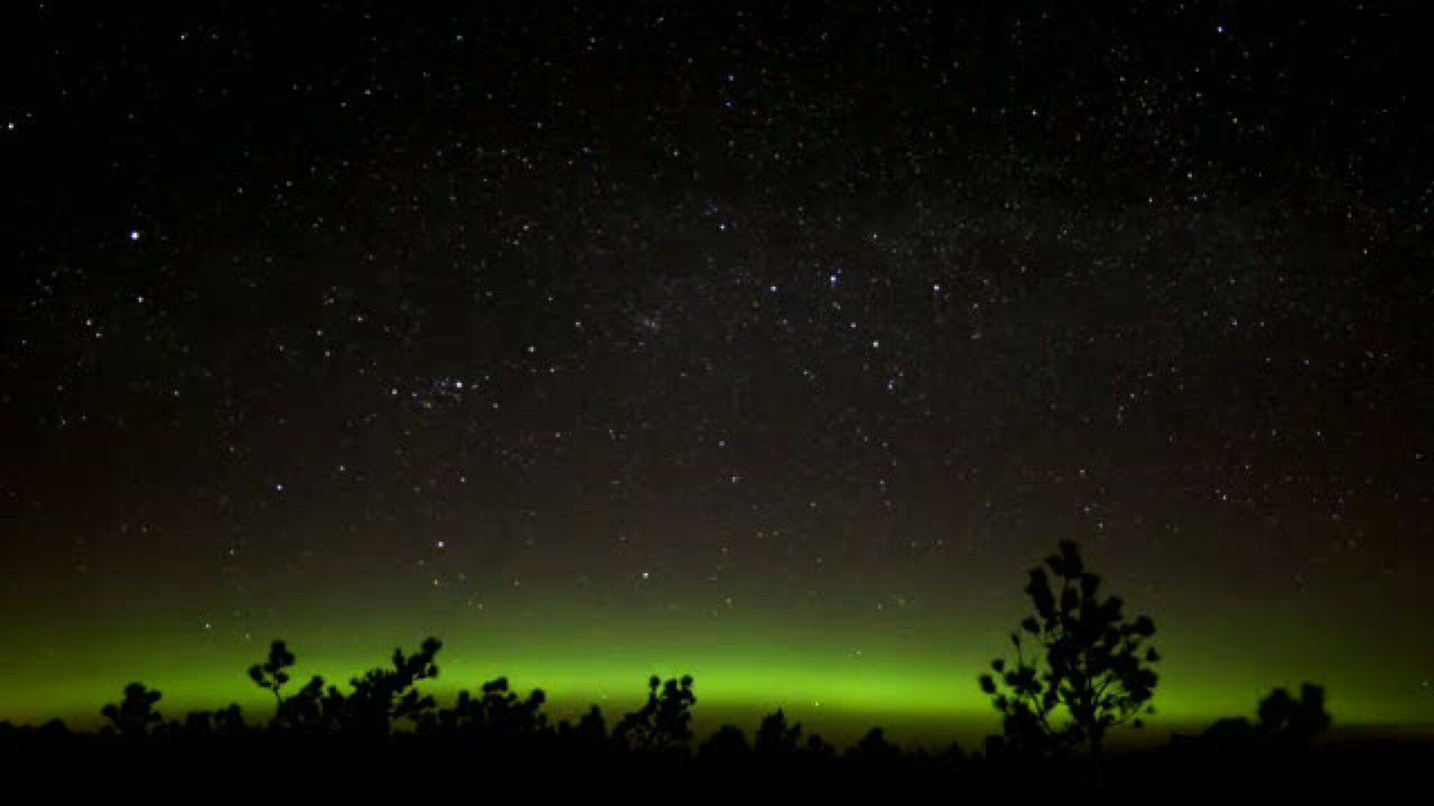 Se det unike nordlyset over Mandal