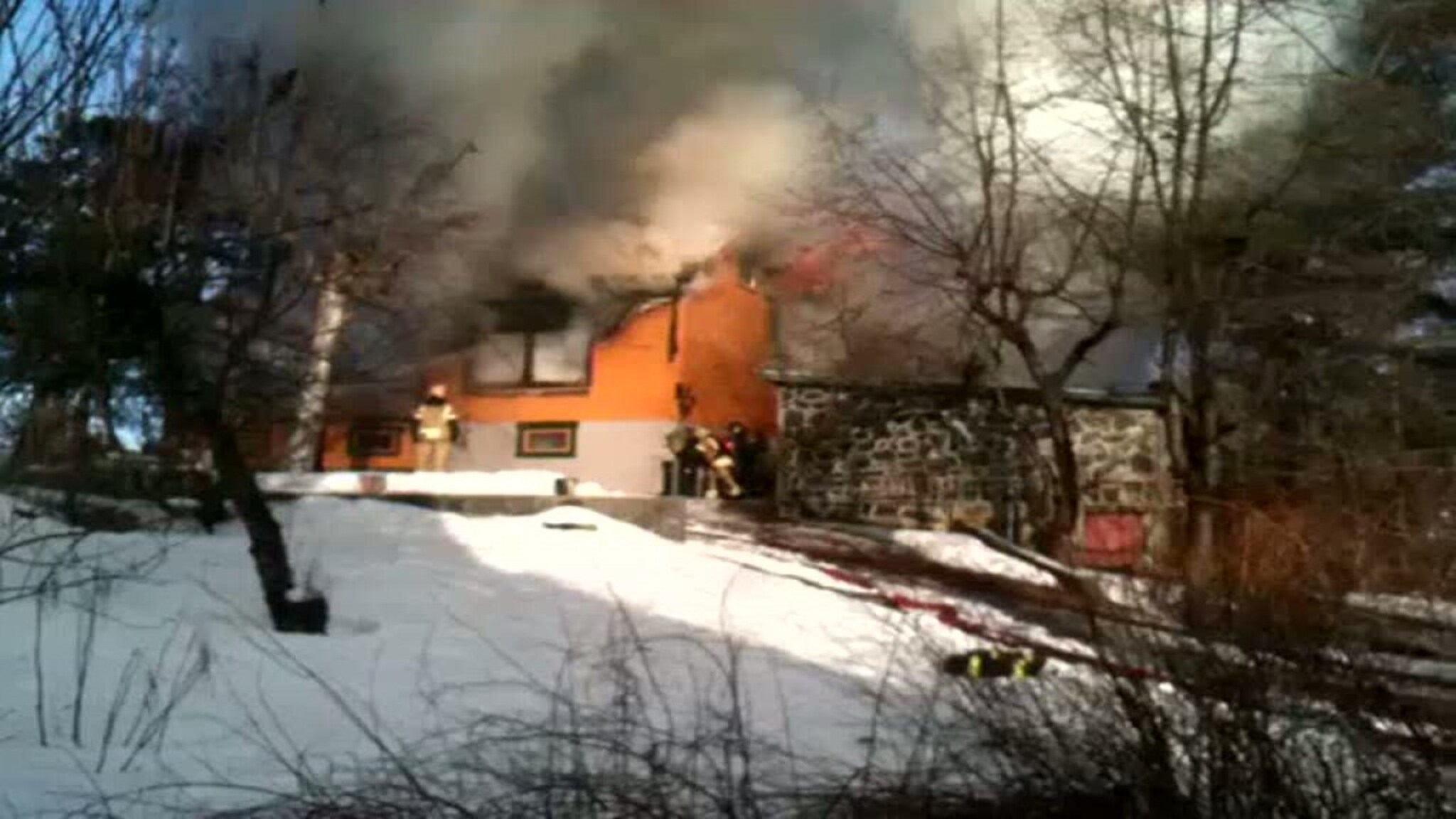 Boligbrann på Justvik