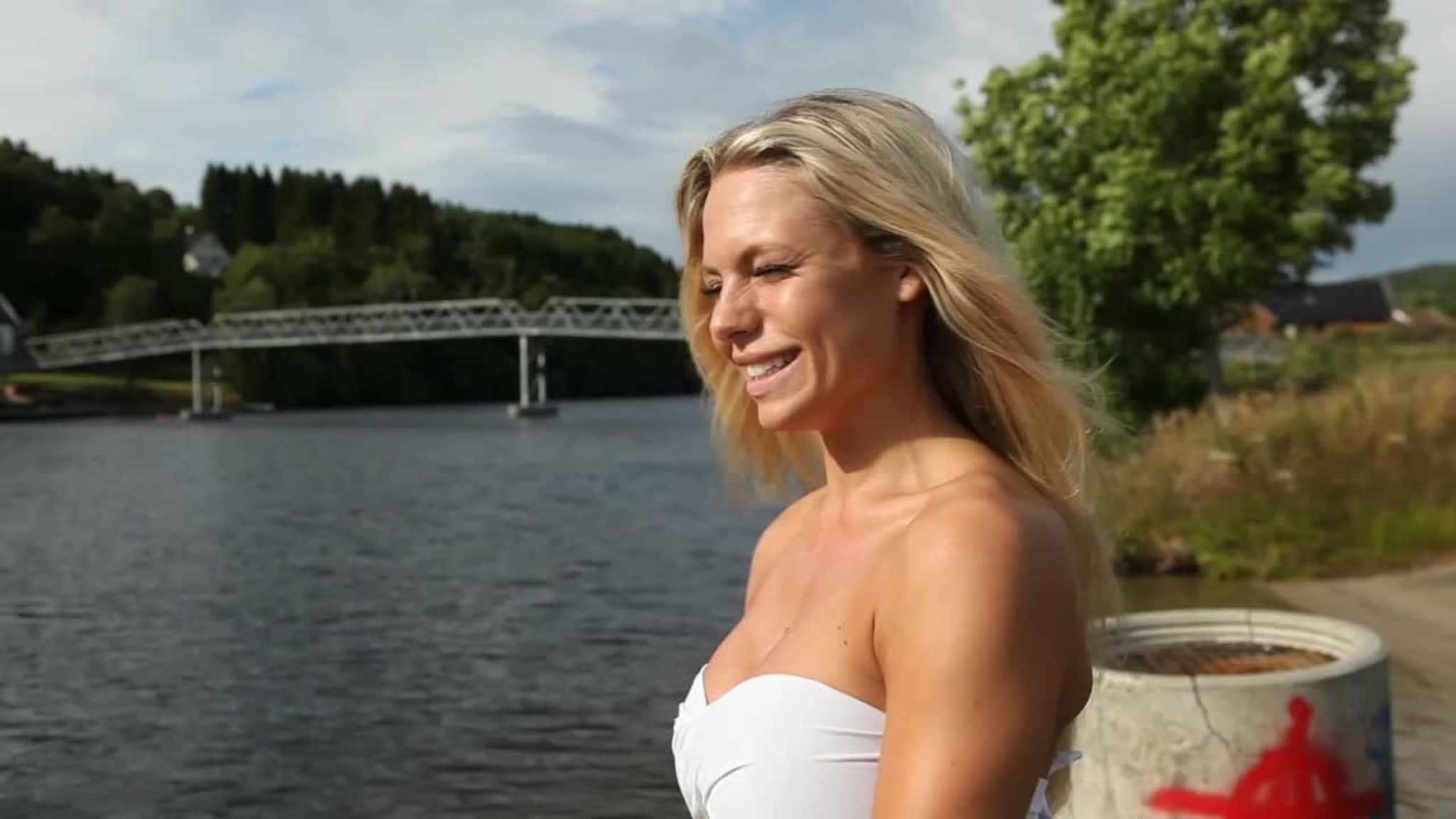 Slik gikk det da Malin Berås ble utfordret til å stupe