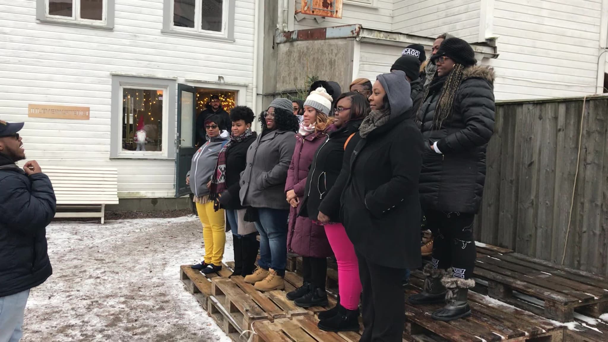 Se gospelkoret opptre