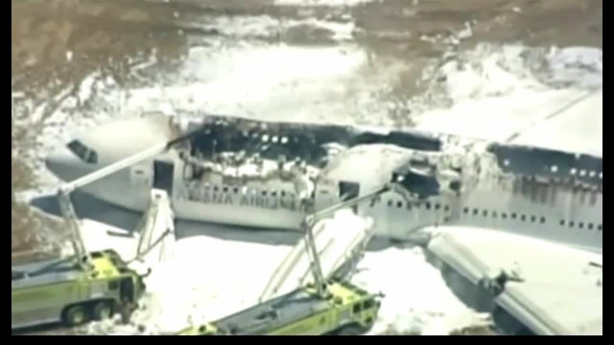 Halen er borte på flyet etter krasjlandingen