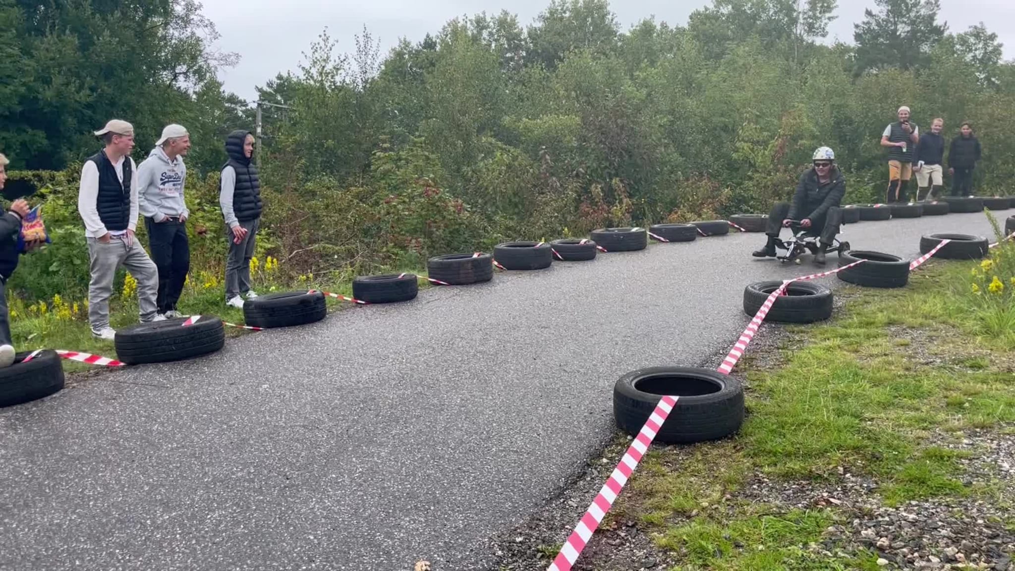 Full fart på olabil-løp