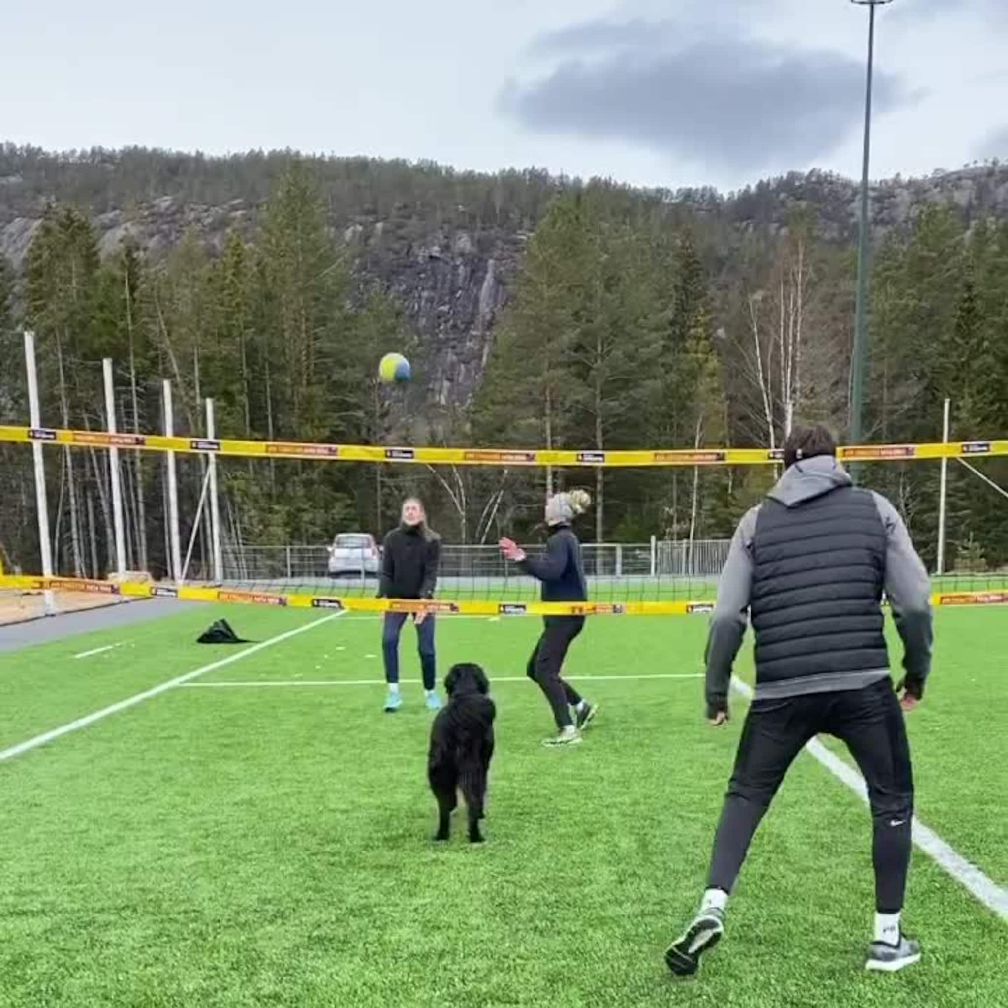 Volley-hunden Kiara går viralt