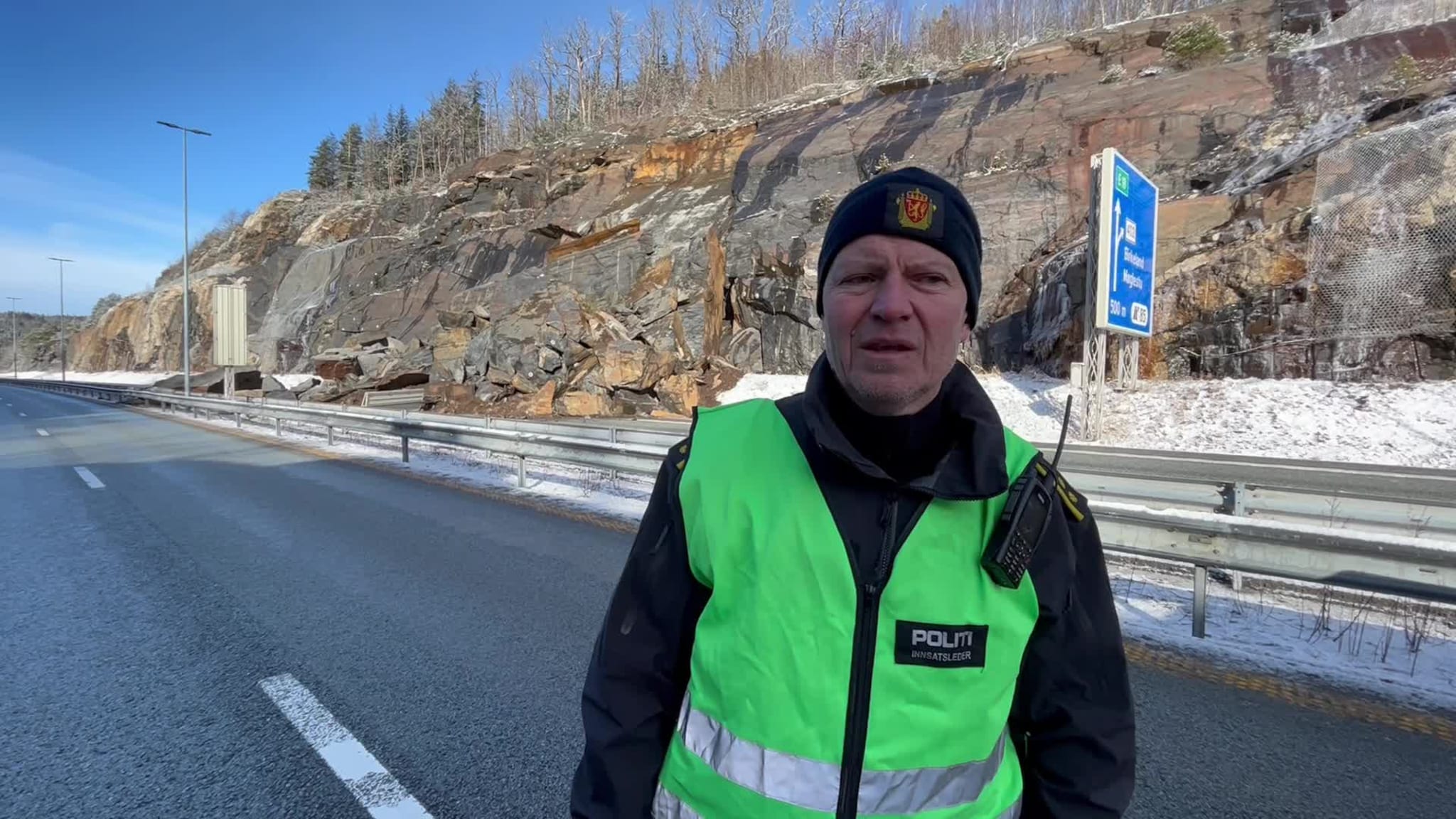 Innsatsleder om raset
