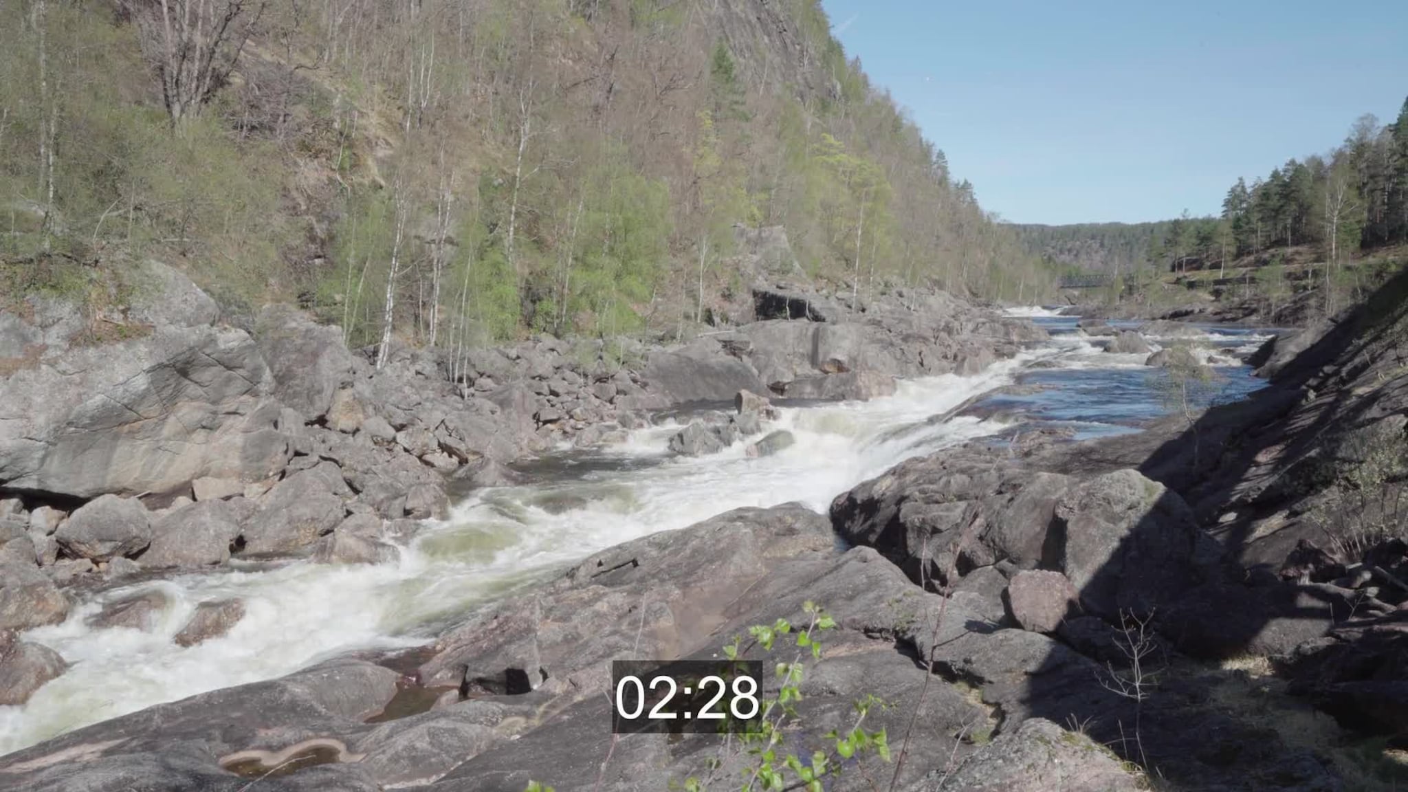 Vannslipp i Steinsfoss