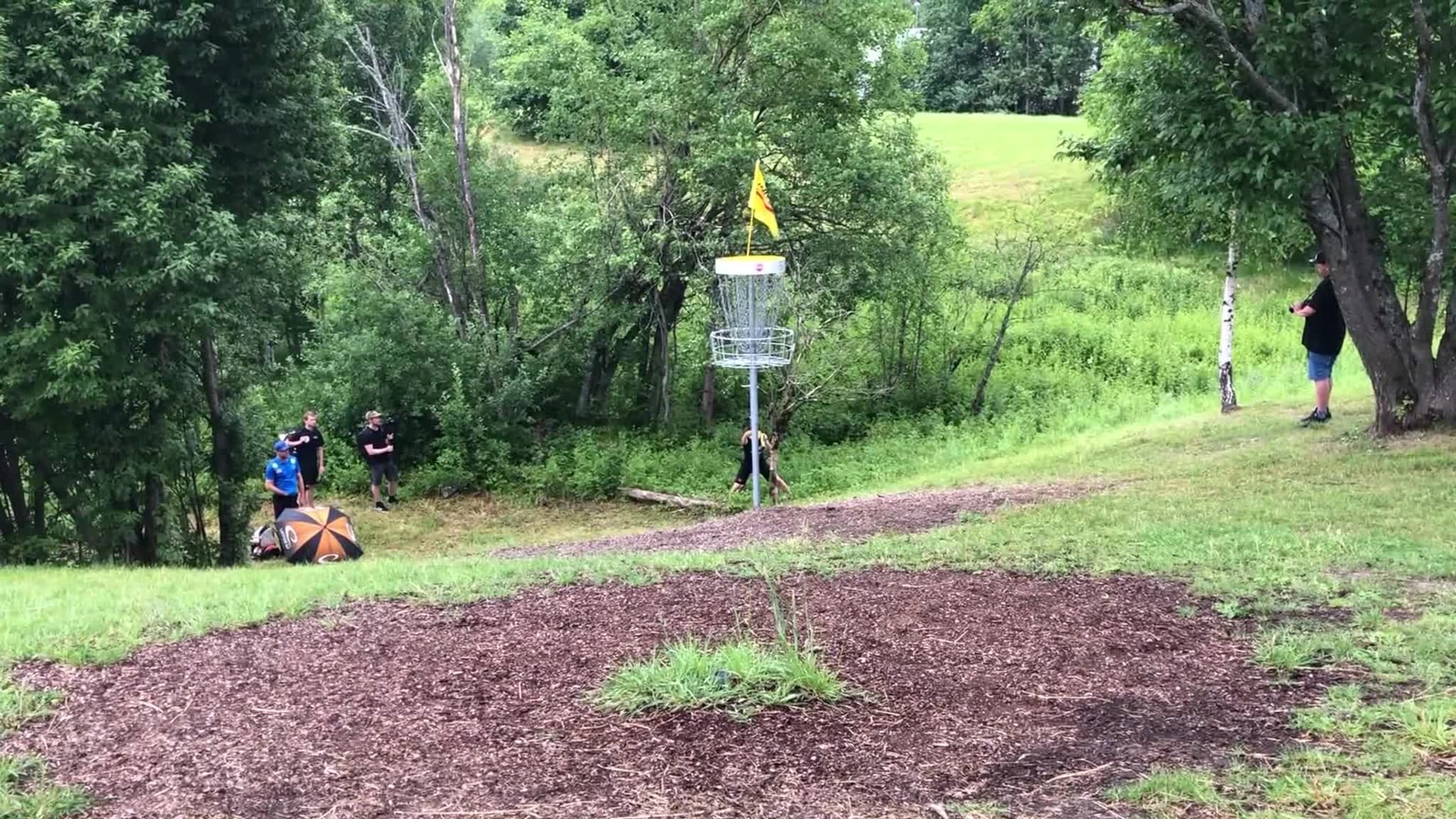 Morten Brenna i NM i discgolf