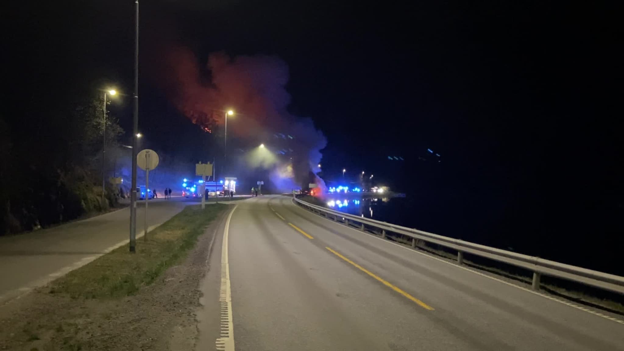Alvorlig trafikkulykke i Flekkefjord