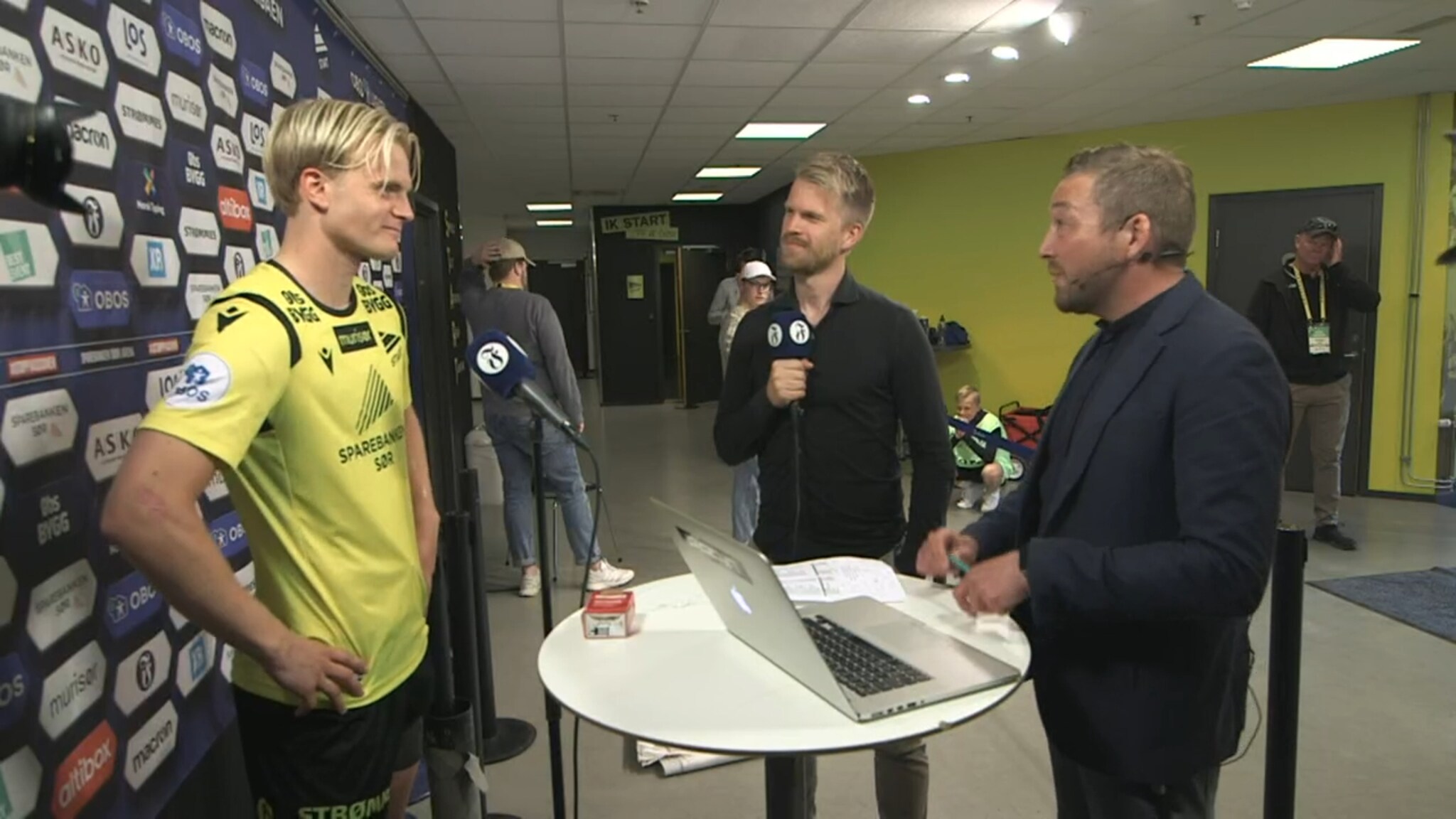 SENDING: Få reaksjoner og intervjuer etter Start - Sogndal
