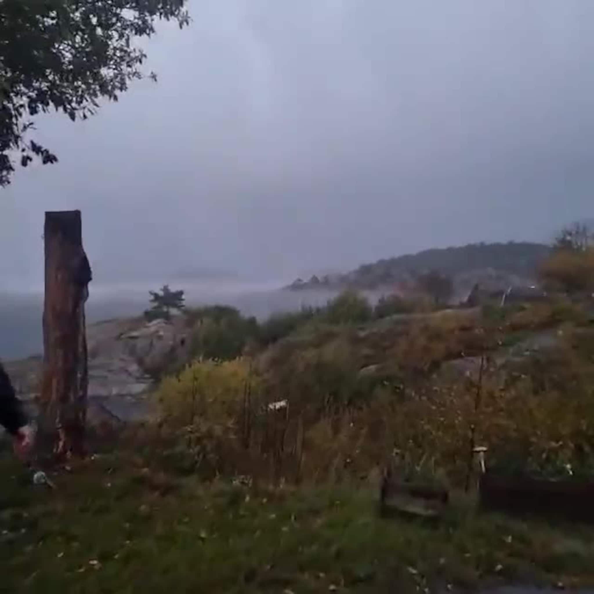 Skypumpe utenfor Borøya