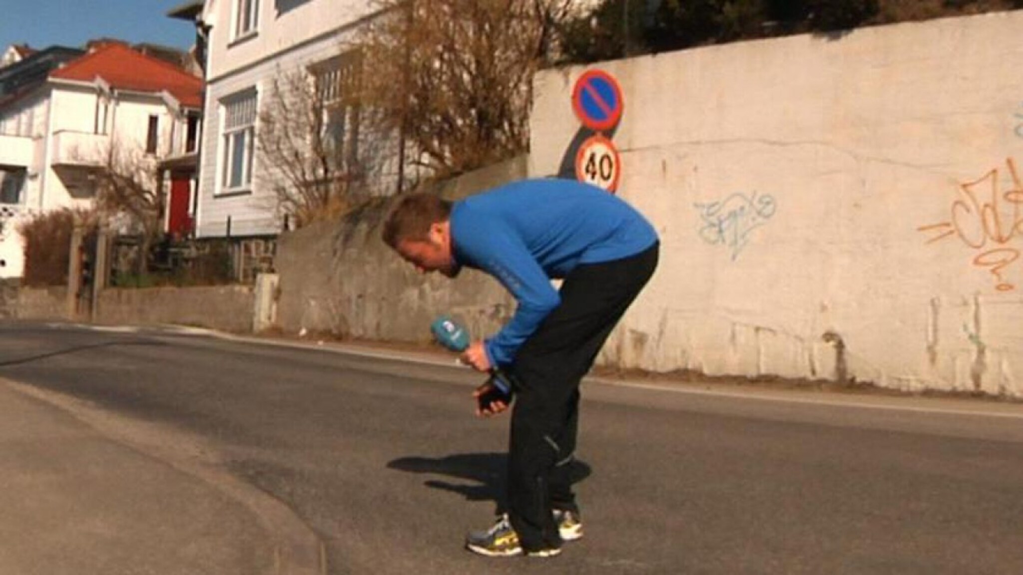 Se Jim slite seg gjennom Sommerløpet-løypa