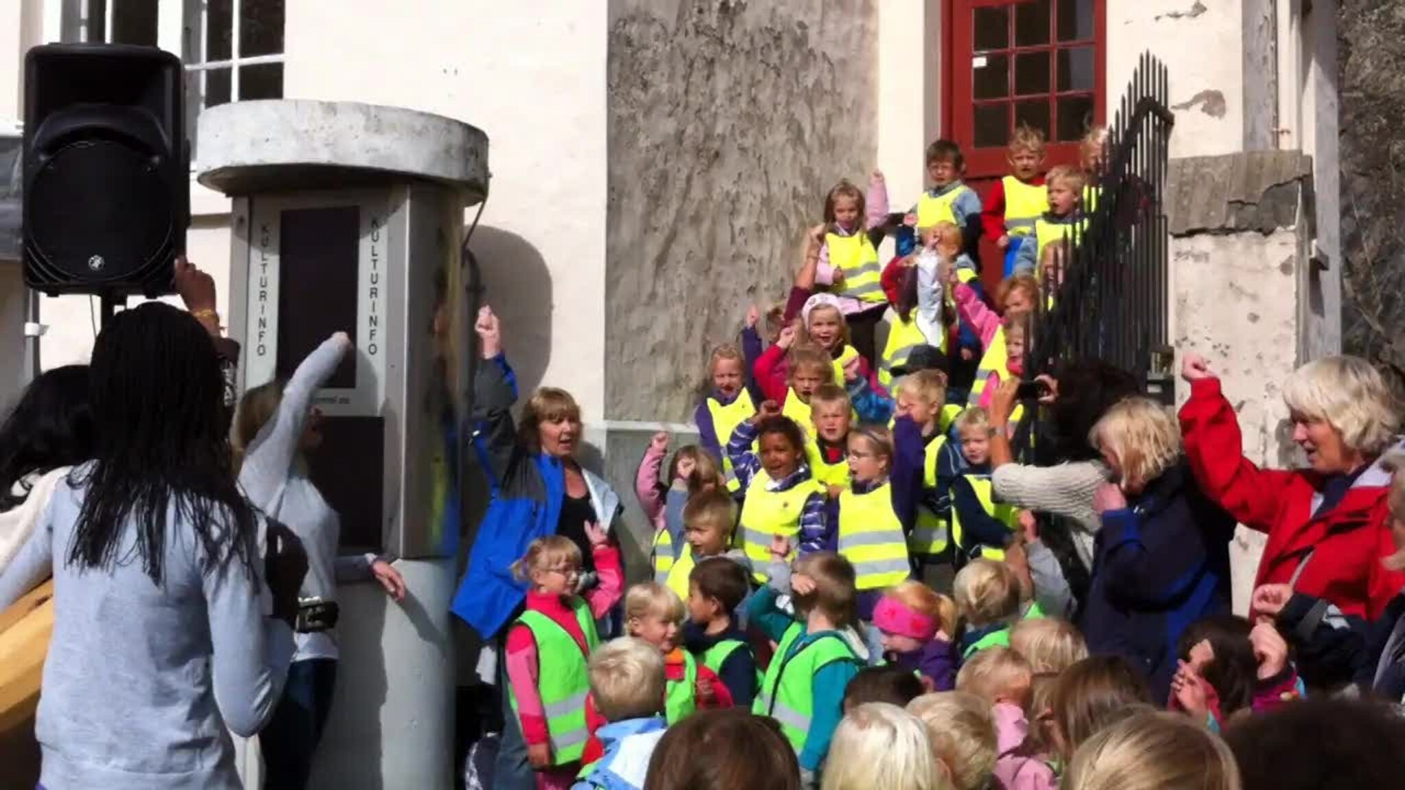 Mange barn ville være sammen