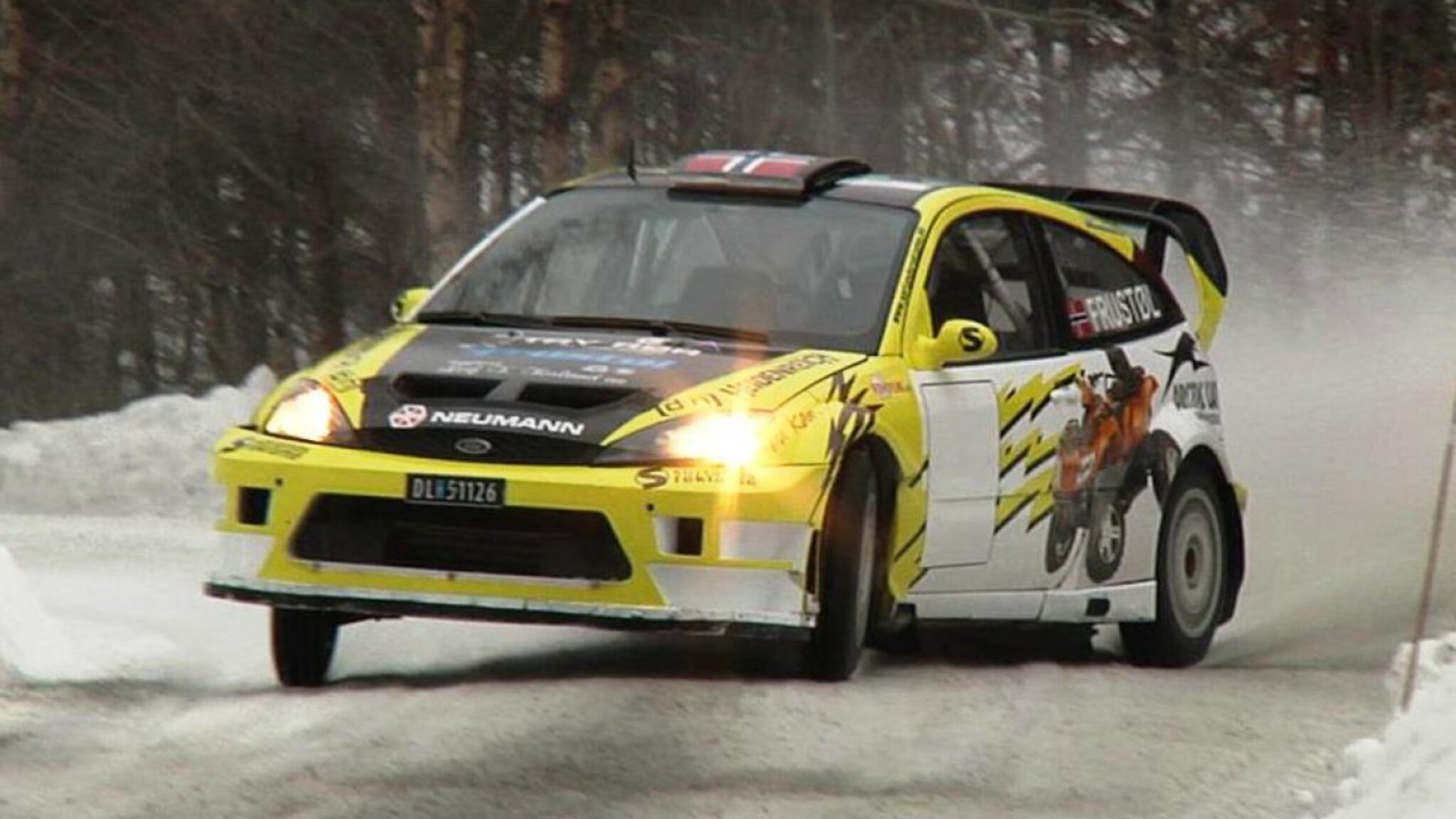 Bli med og kjør 160 km/t på islagt skogsvei