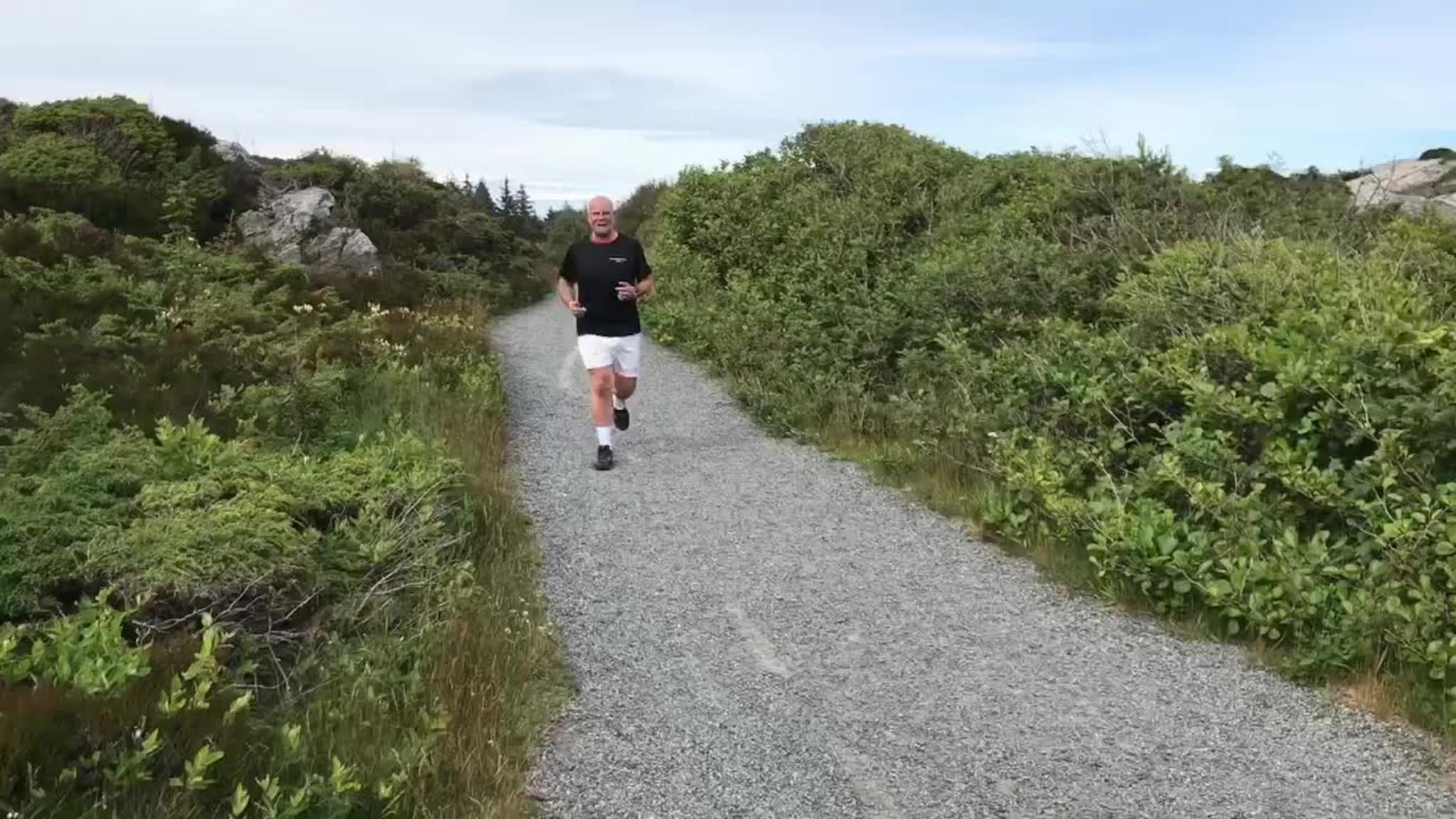 På joggetur med Paul Richardsen