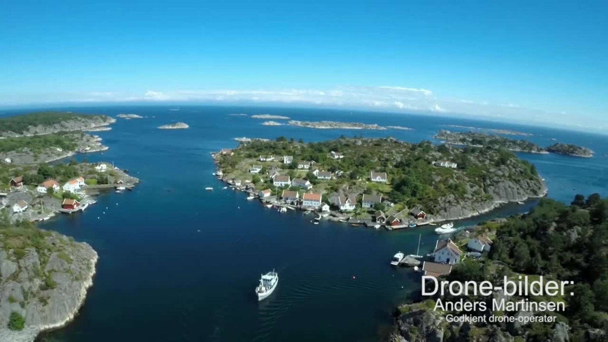Se dronevideo av Gamle-Hellesund