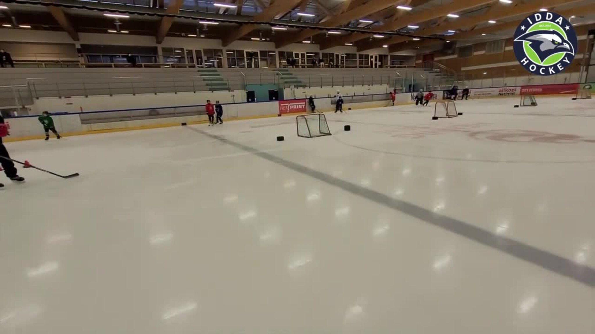 Idda Ishockey har trening 2