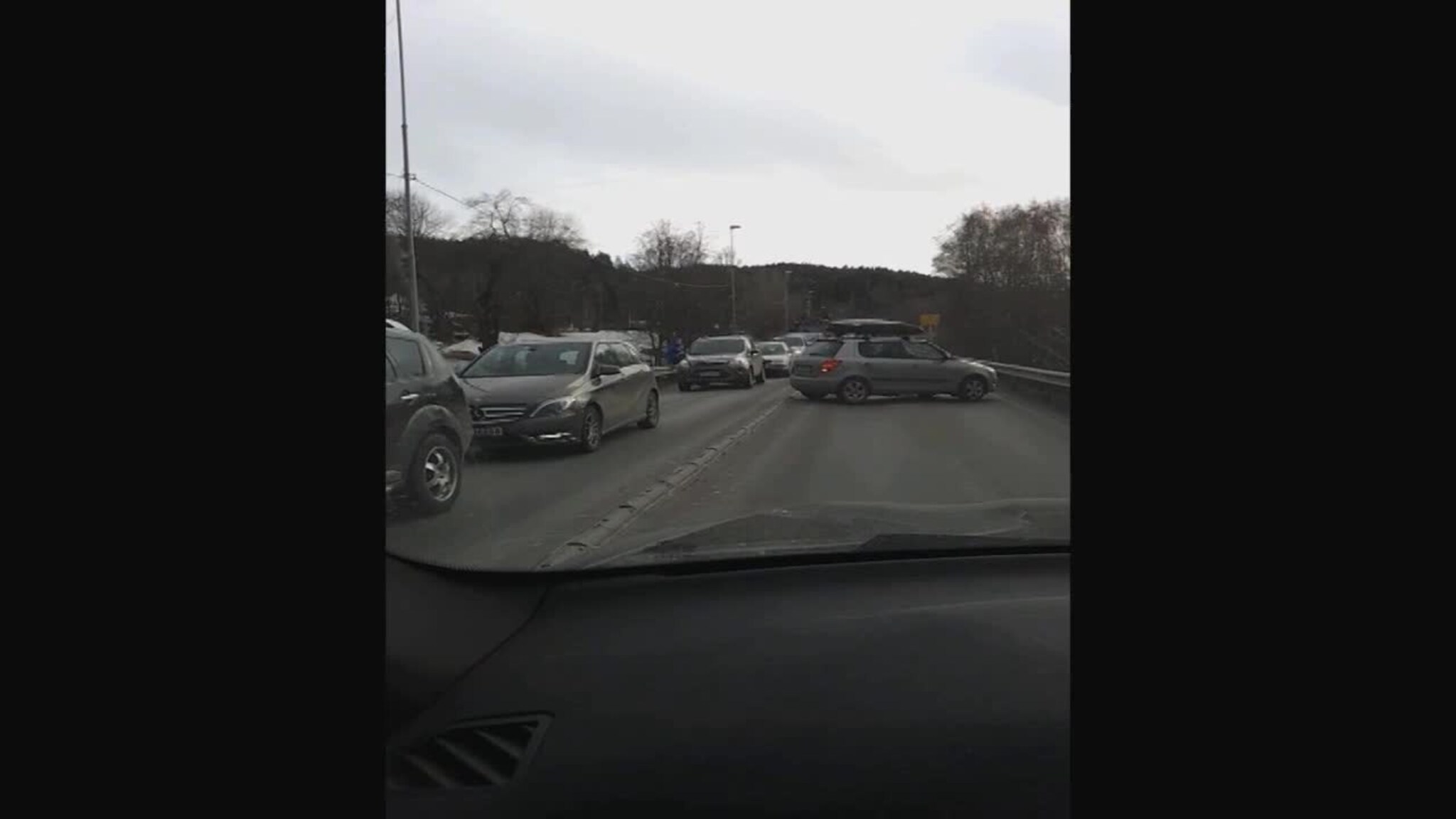 Sjekk køen etter motorstopp på E 39