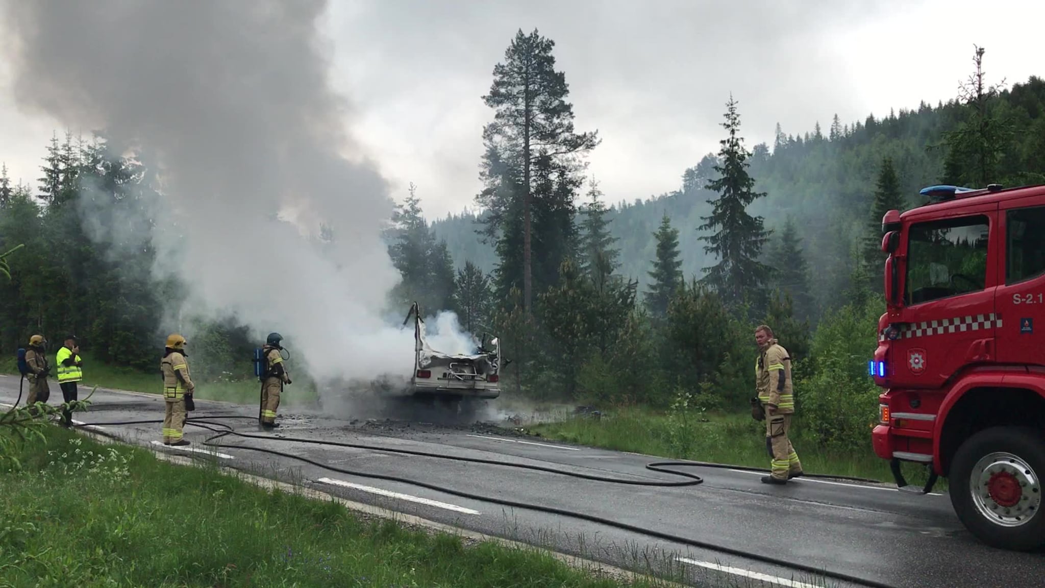 Bobilbrann i Evje og Hornnes