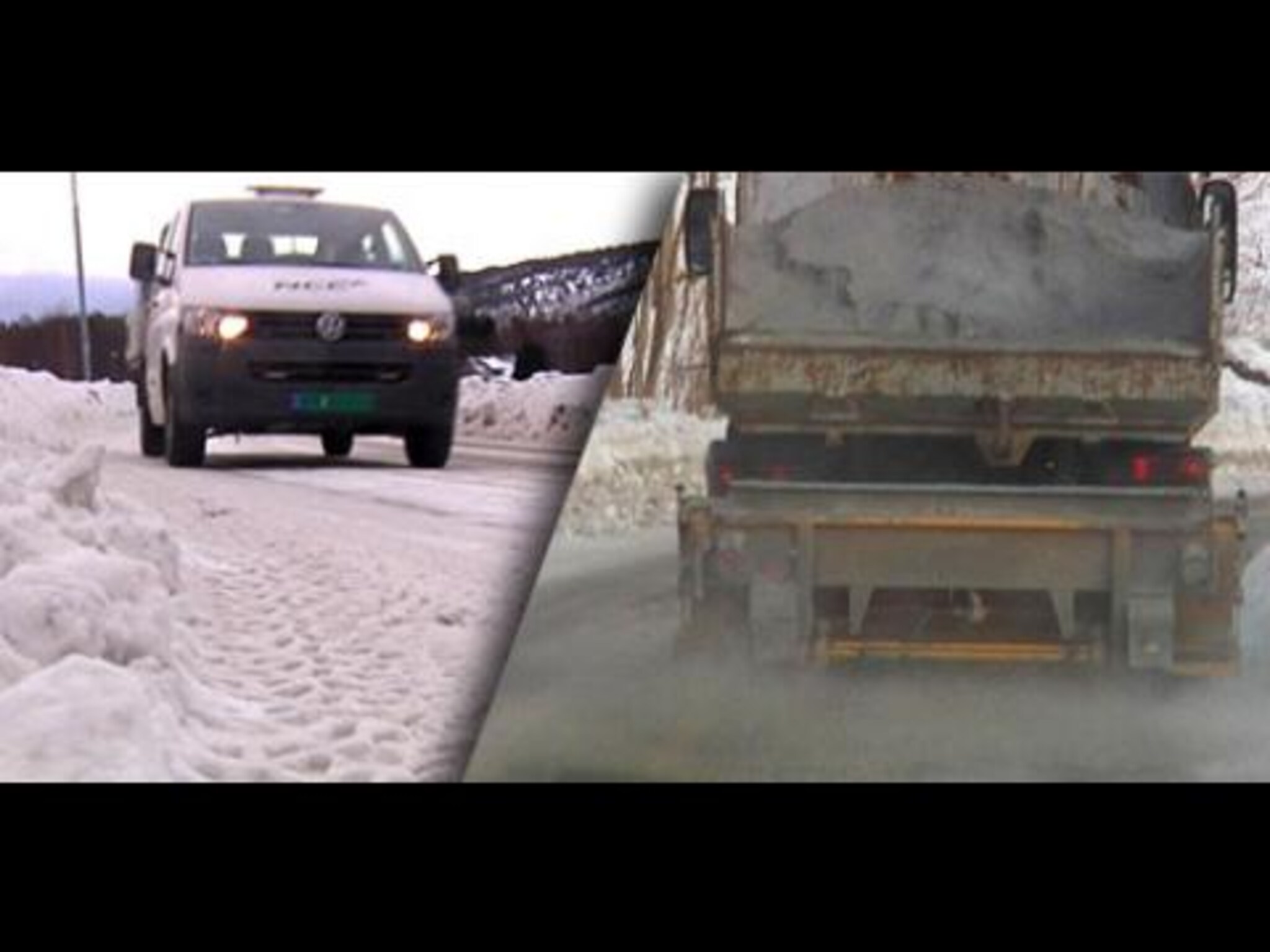 Her tester de friksjonen på veien