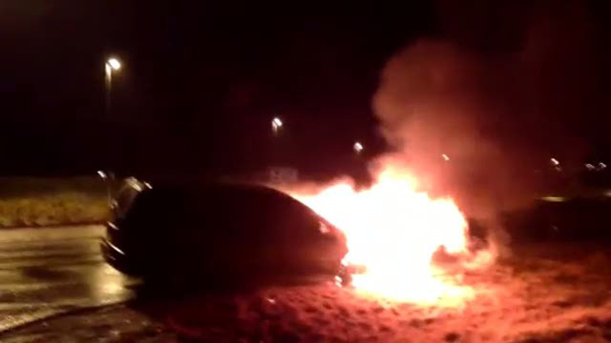 Bilbrann i Lillesand