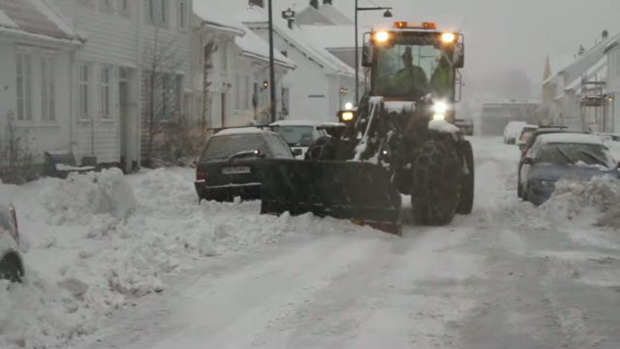 Snørydding i Kvadraturen