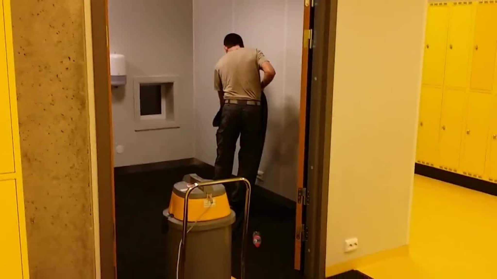 Stor oversvømmelse ved Fevik skole