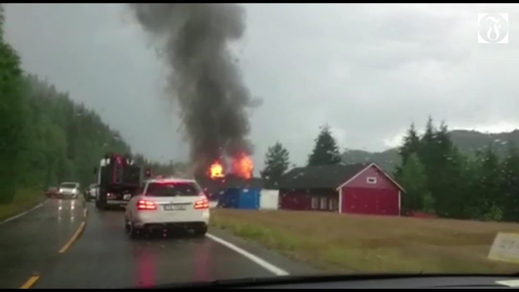 Husbrann på Senumstad