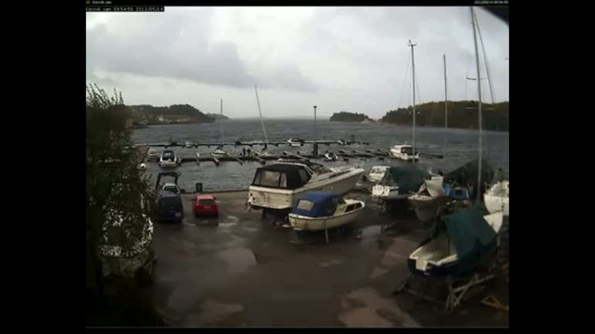 Her går seilbåten til bunns