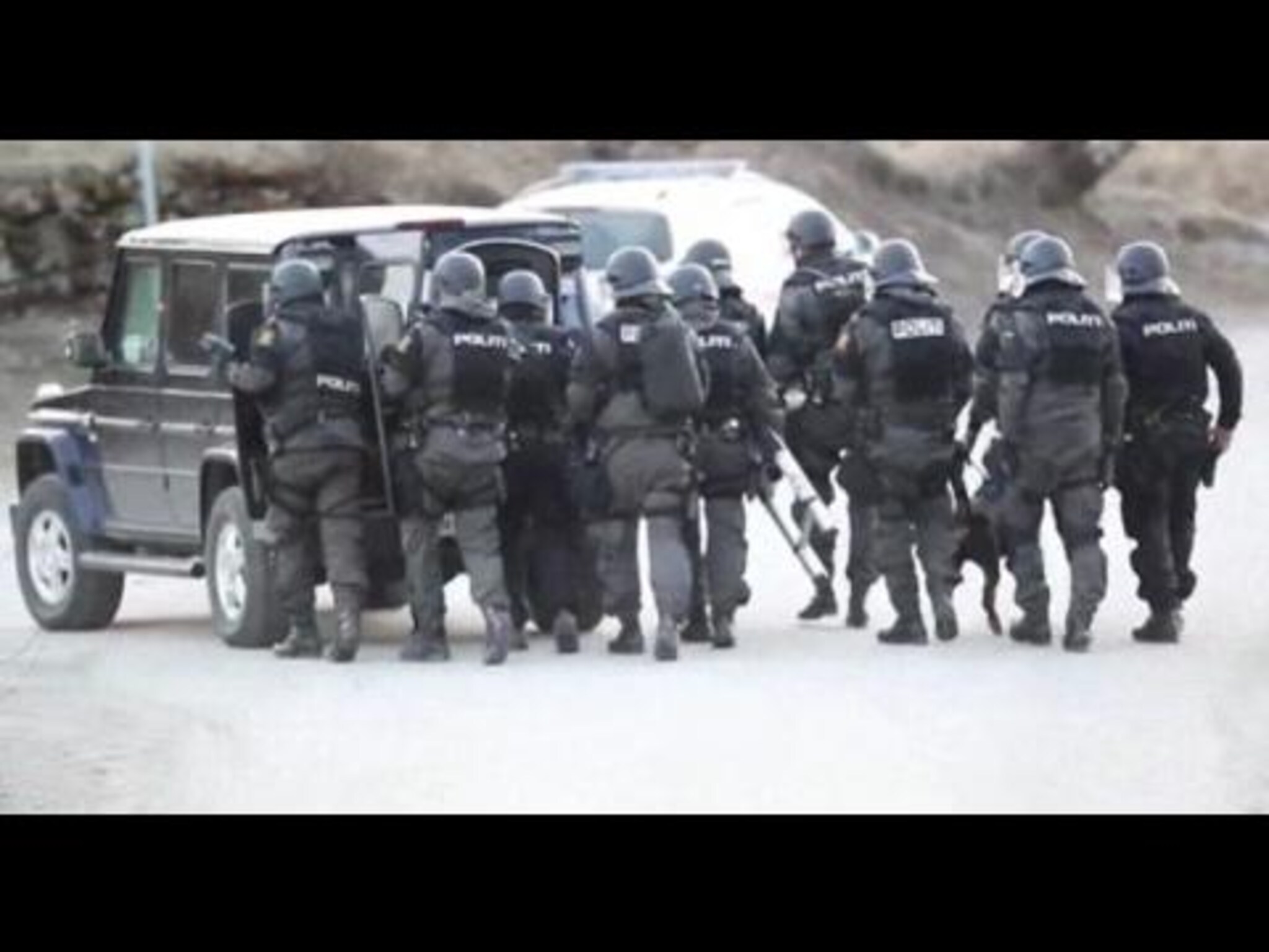 Politidrapsmann tatt