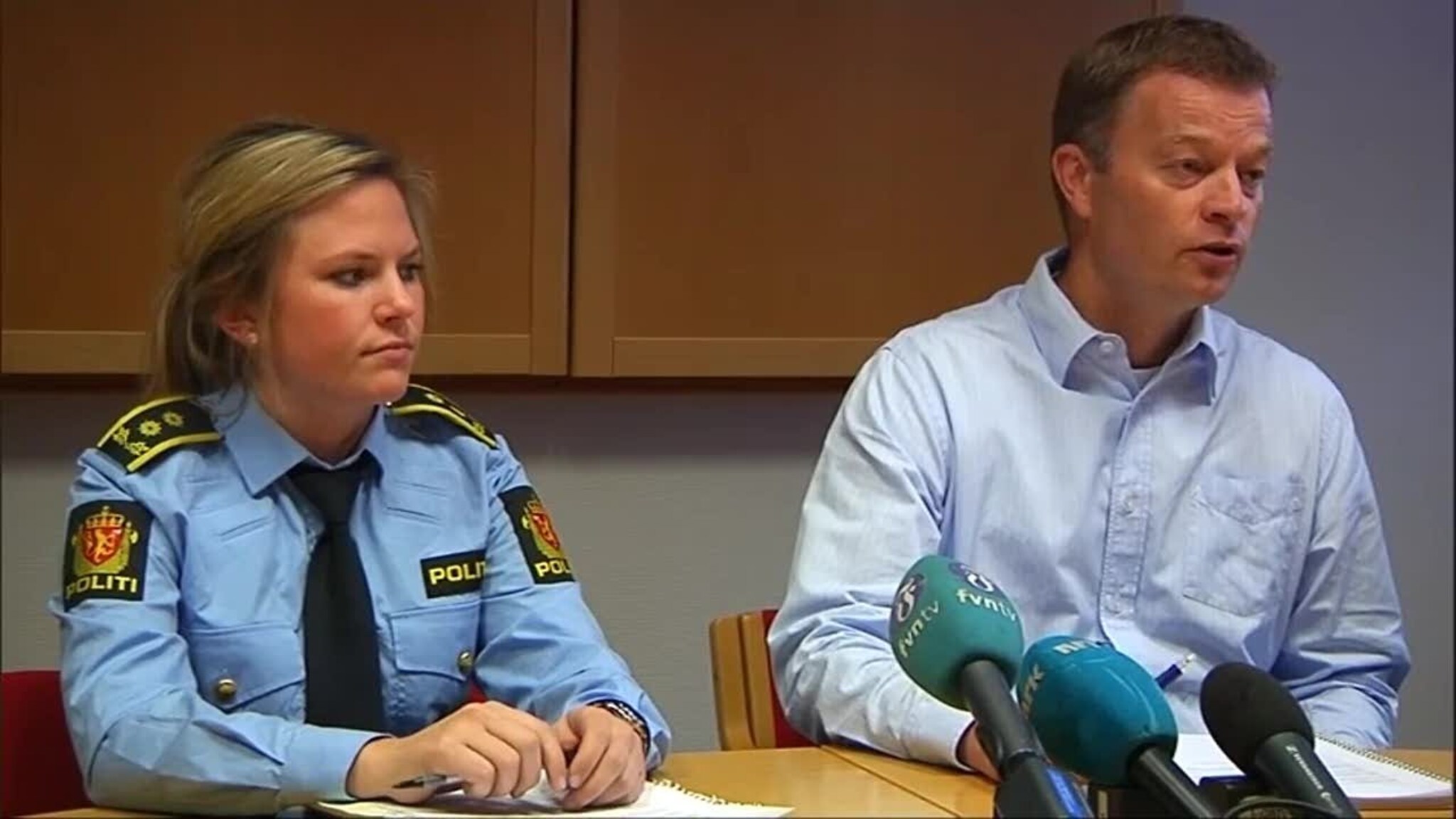 Pressekonferanse etter Vegusdal-drapet
