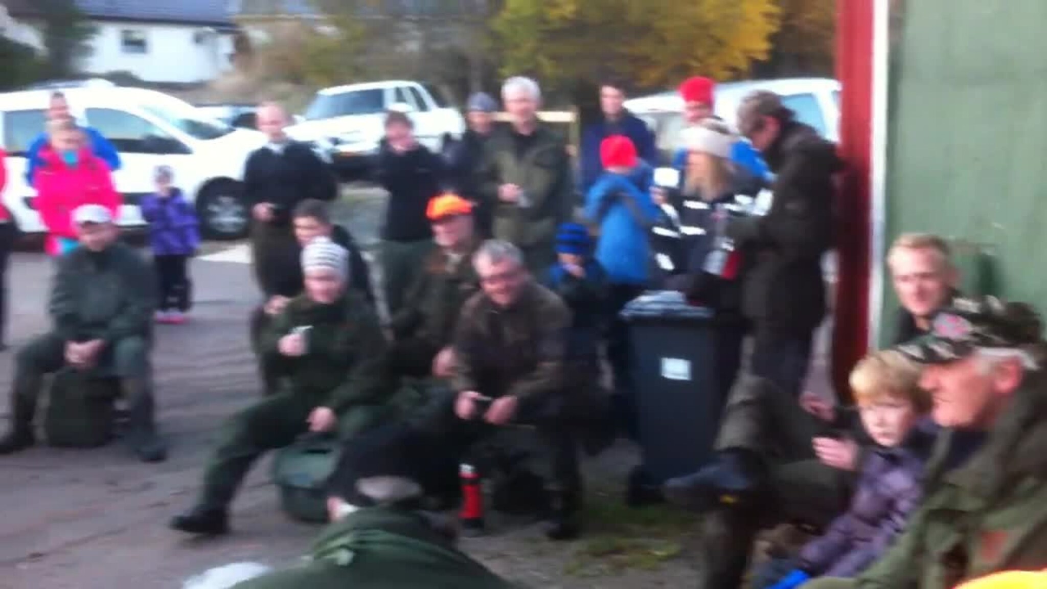 Start på elgjakt i Vennesla