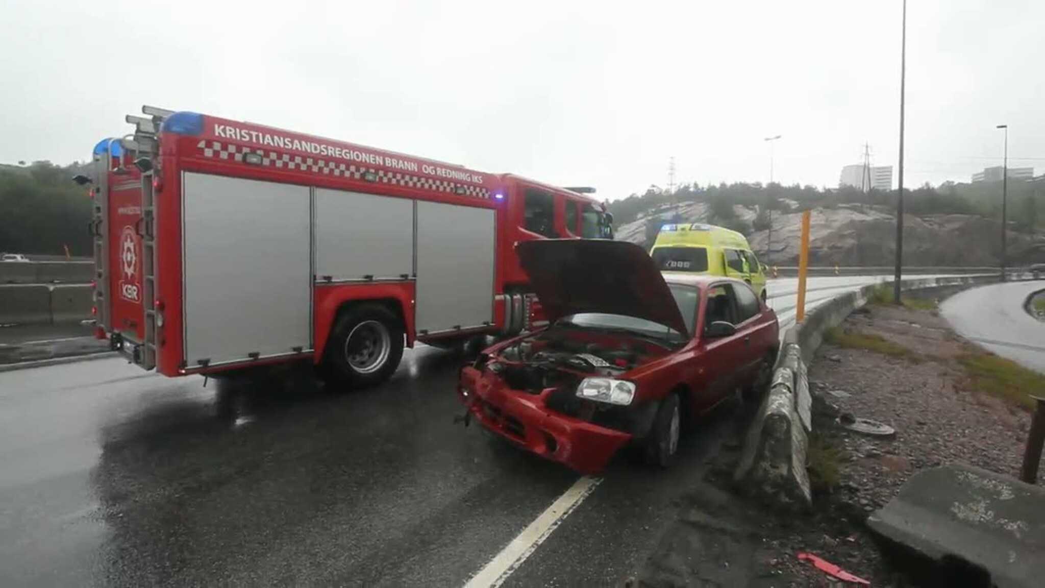 Trafikkulykke på E 39