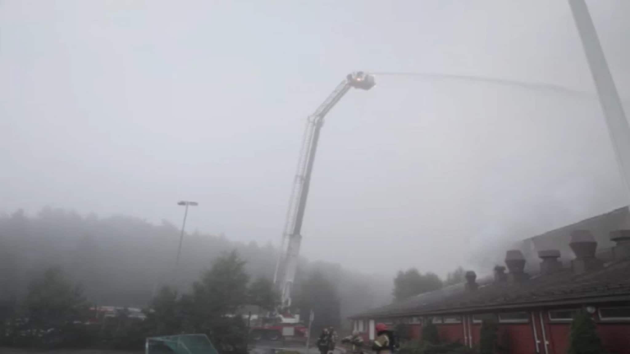 Brann i Øvrebøhallen