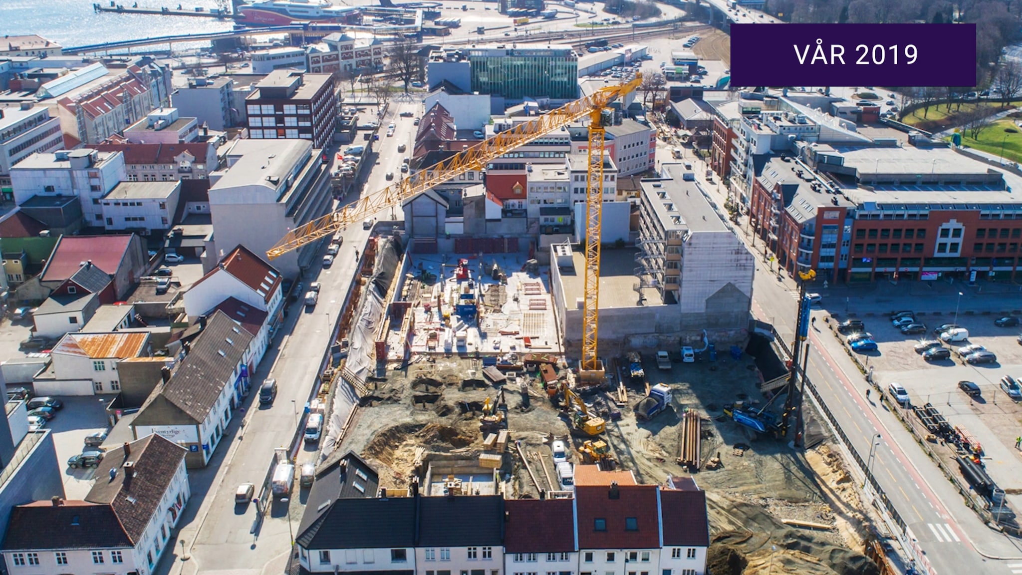 Se hvordan arbeidet med Byhaven har foregått