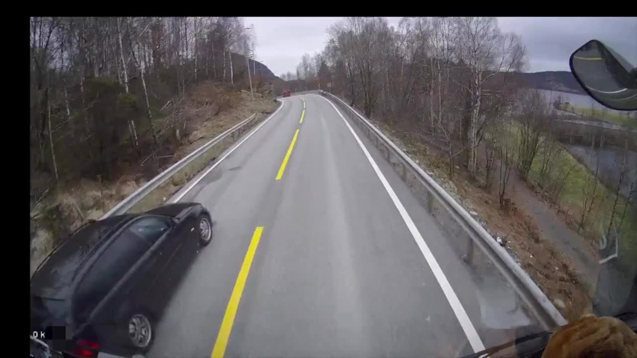 Hårreisende forbikjøring på E 39