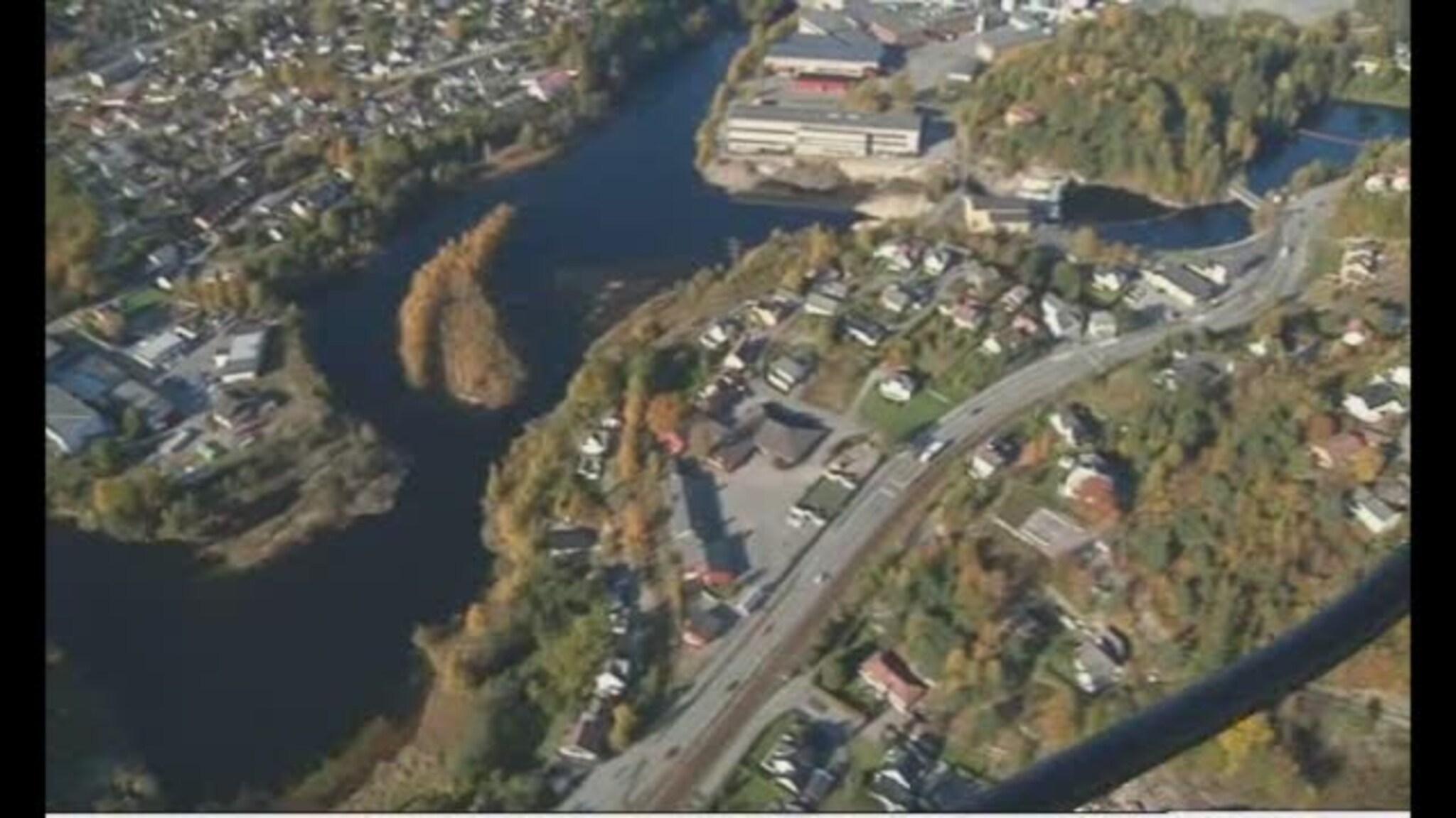 Fly over Strai, Mosby og Vennesla: