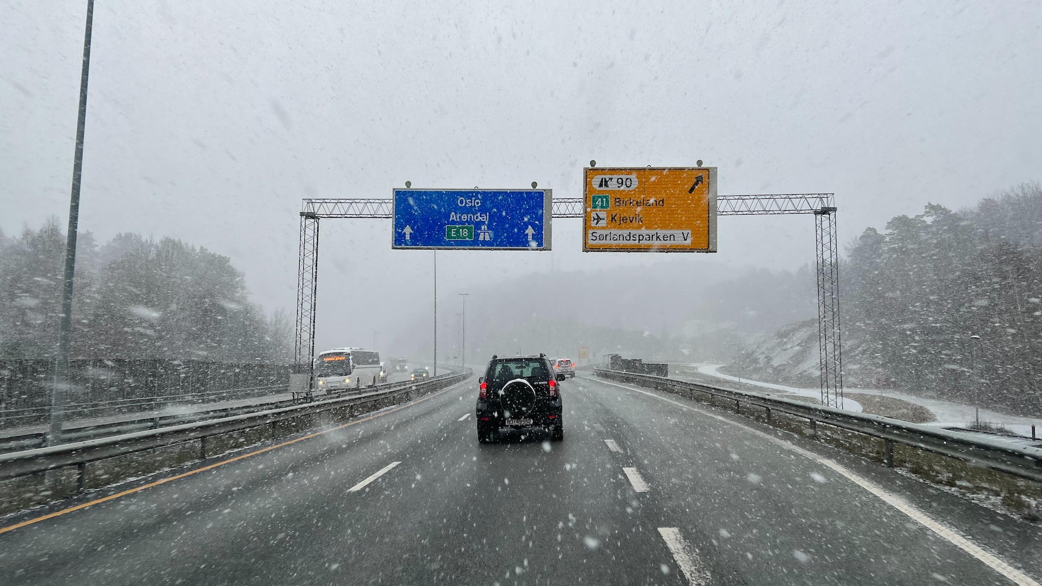 Vi sendte uværet direkte