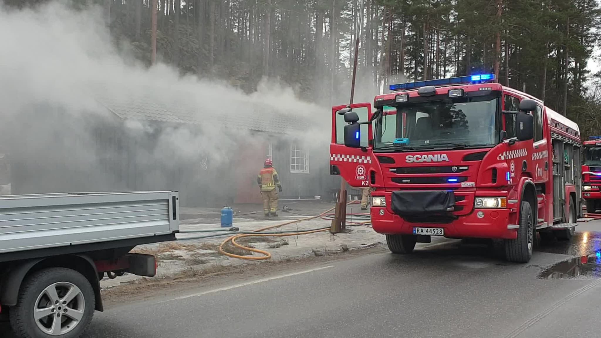 Bygningsbrann i Kristiansand