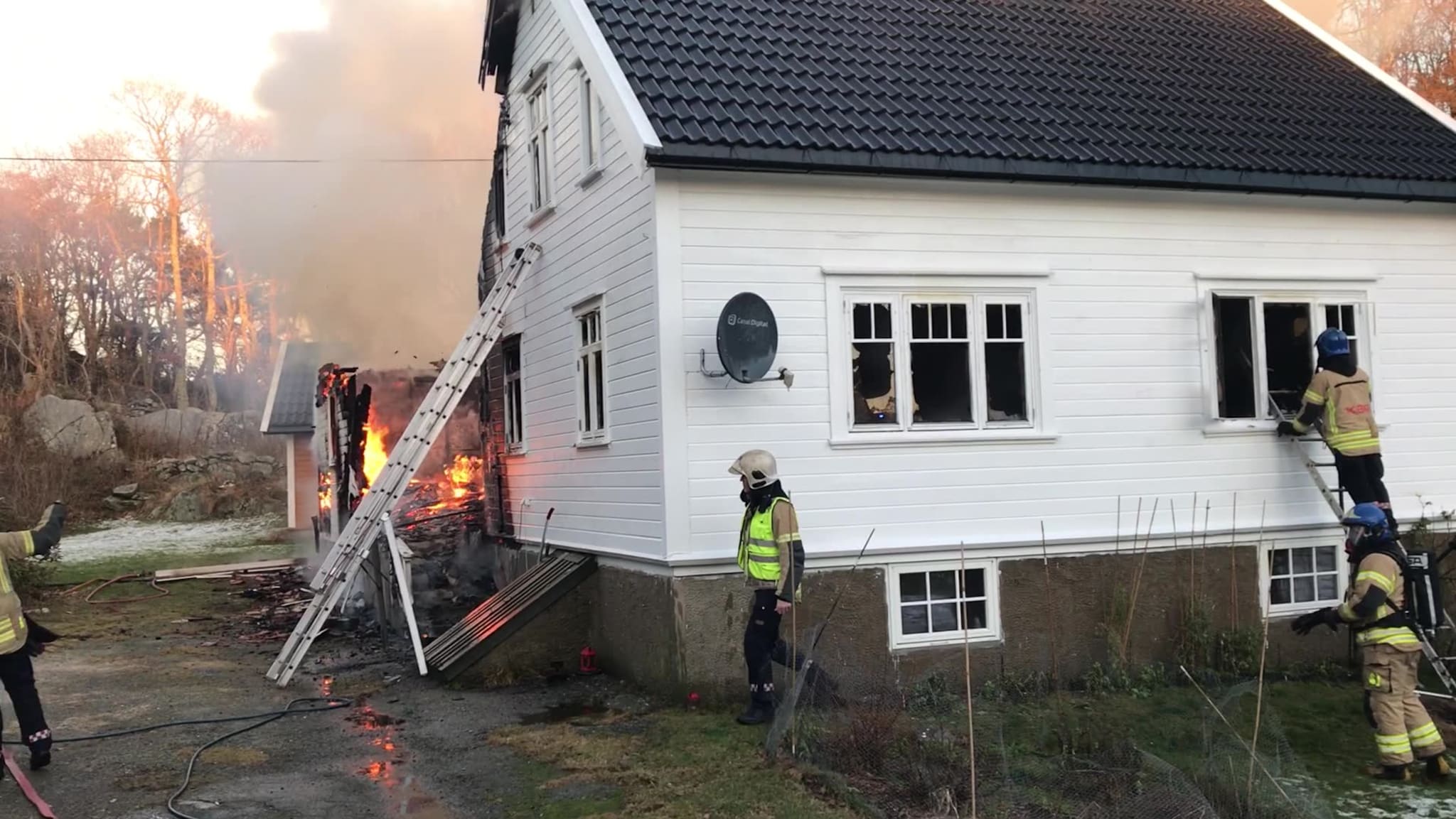 Brann i Ulvøysund