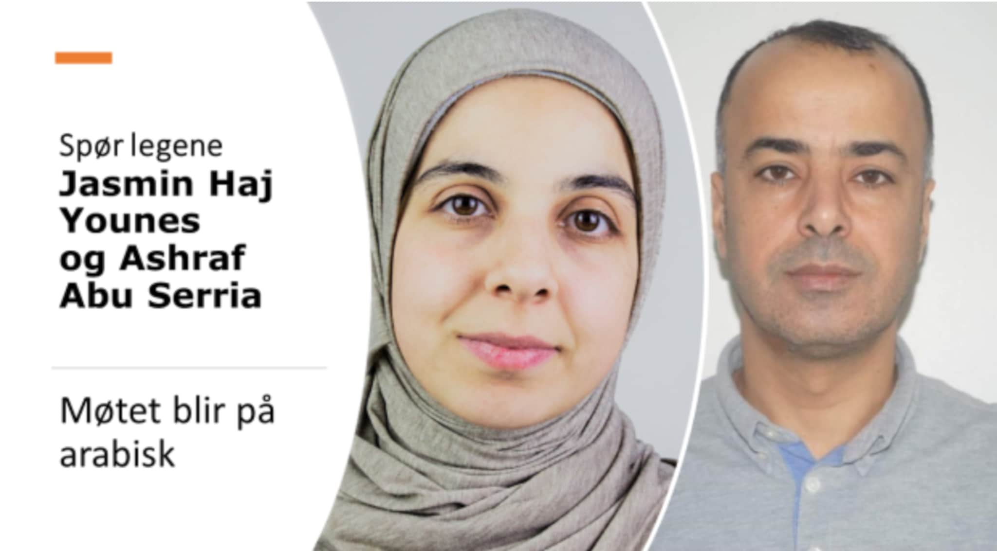Nettmøte på arabisk om koronas og vaksinen. Arrangert av Kristiansand kommune