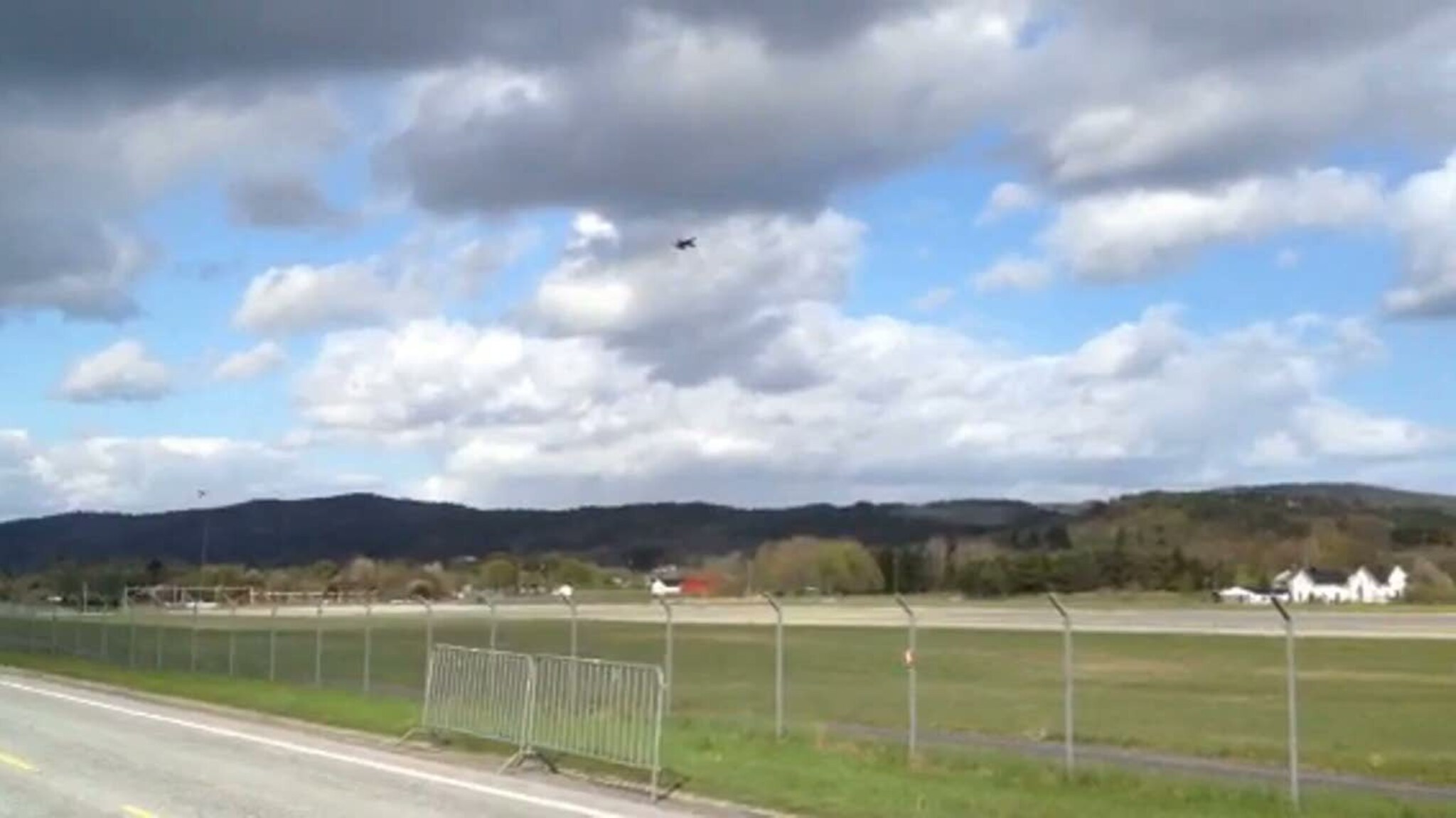 Her prøvekjøres F-16-flyet på Kjevik