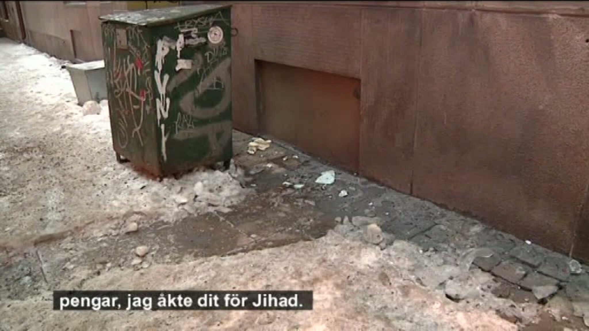 Hør bombemannens trussel