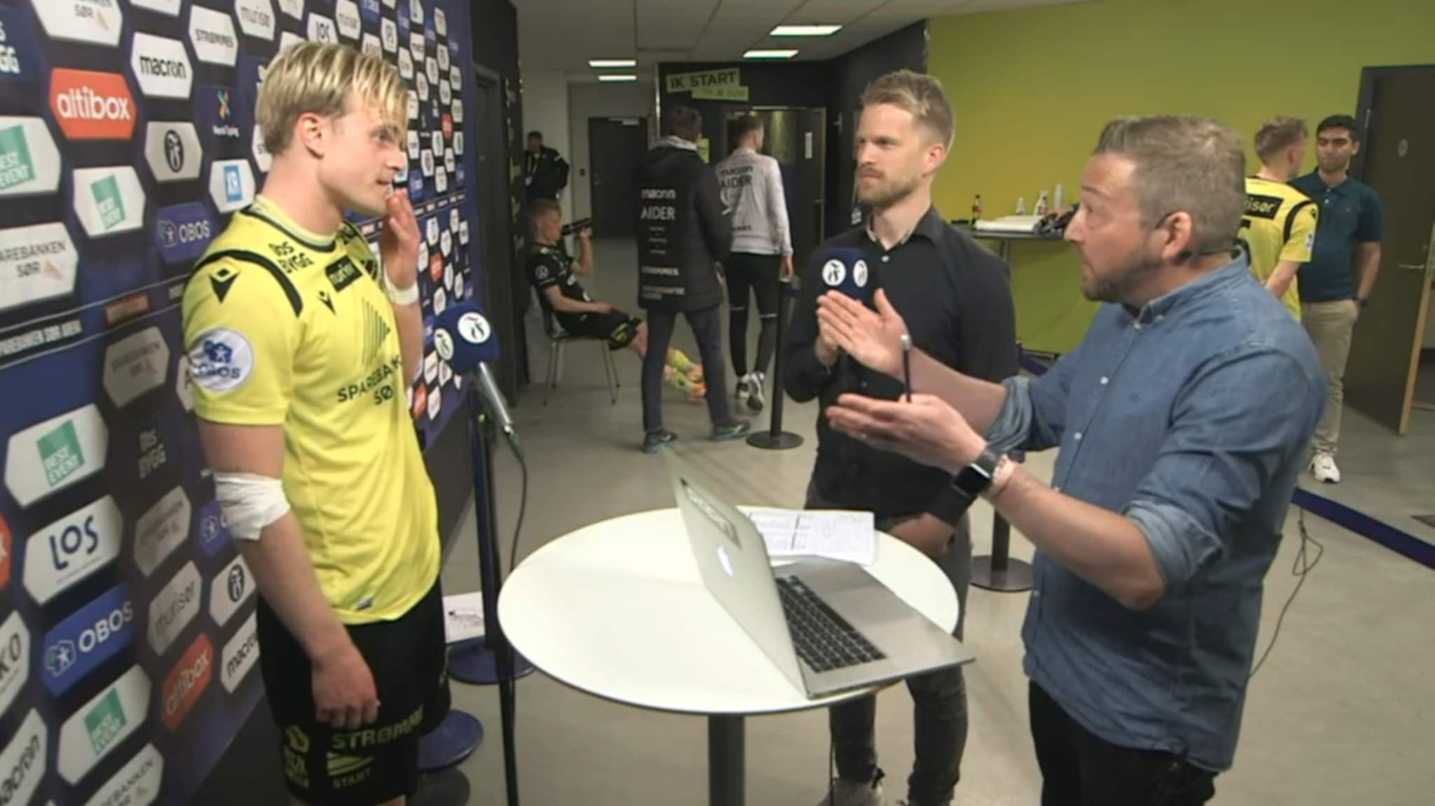 SENDING: Se intervjuer og reaksjoner etter Start - Skeid