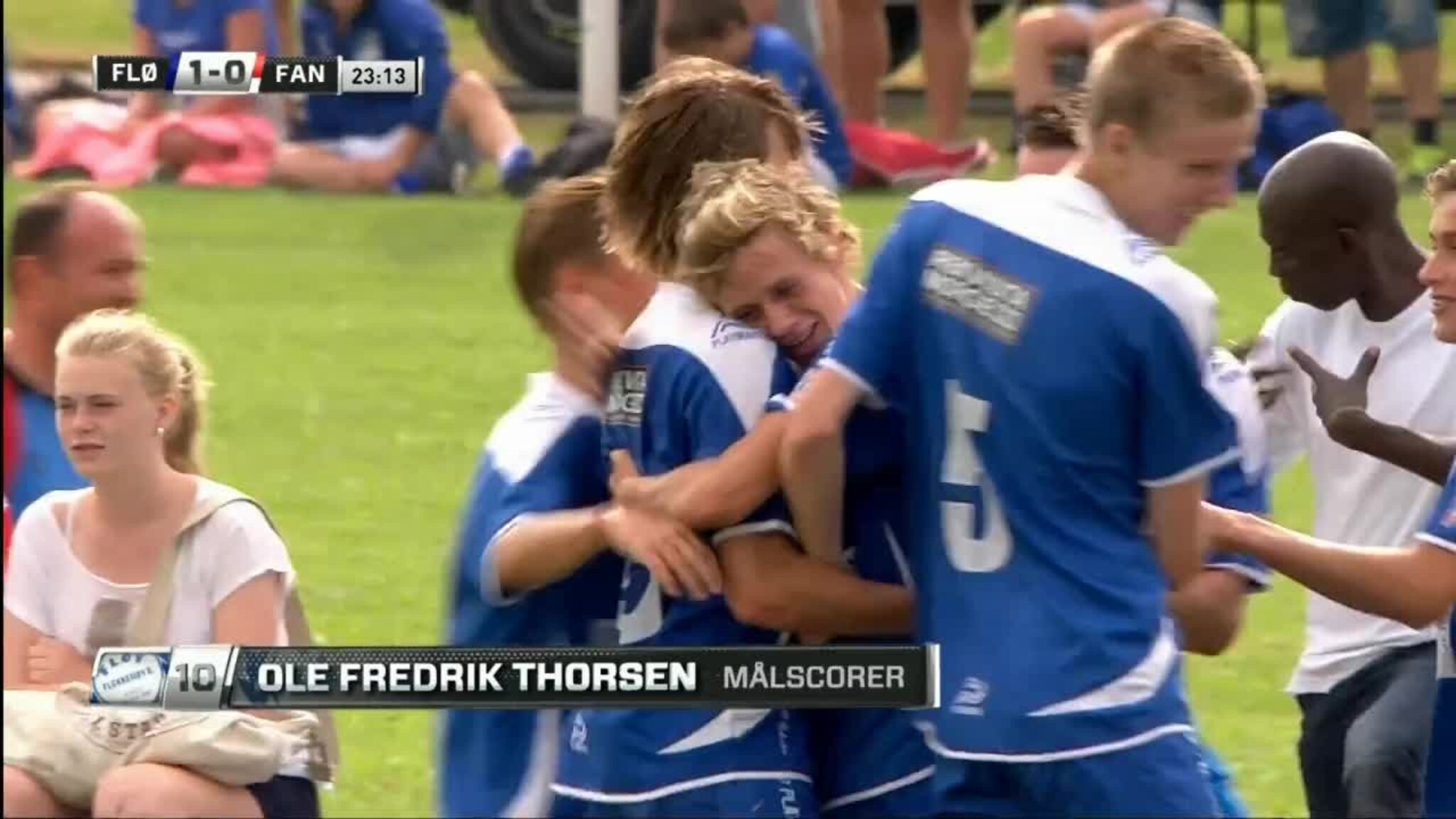 Fløy-scoring etter salto-innkast