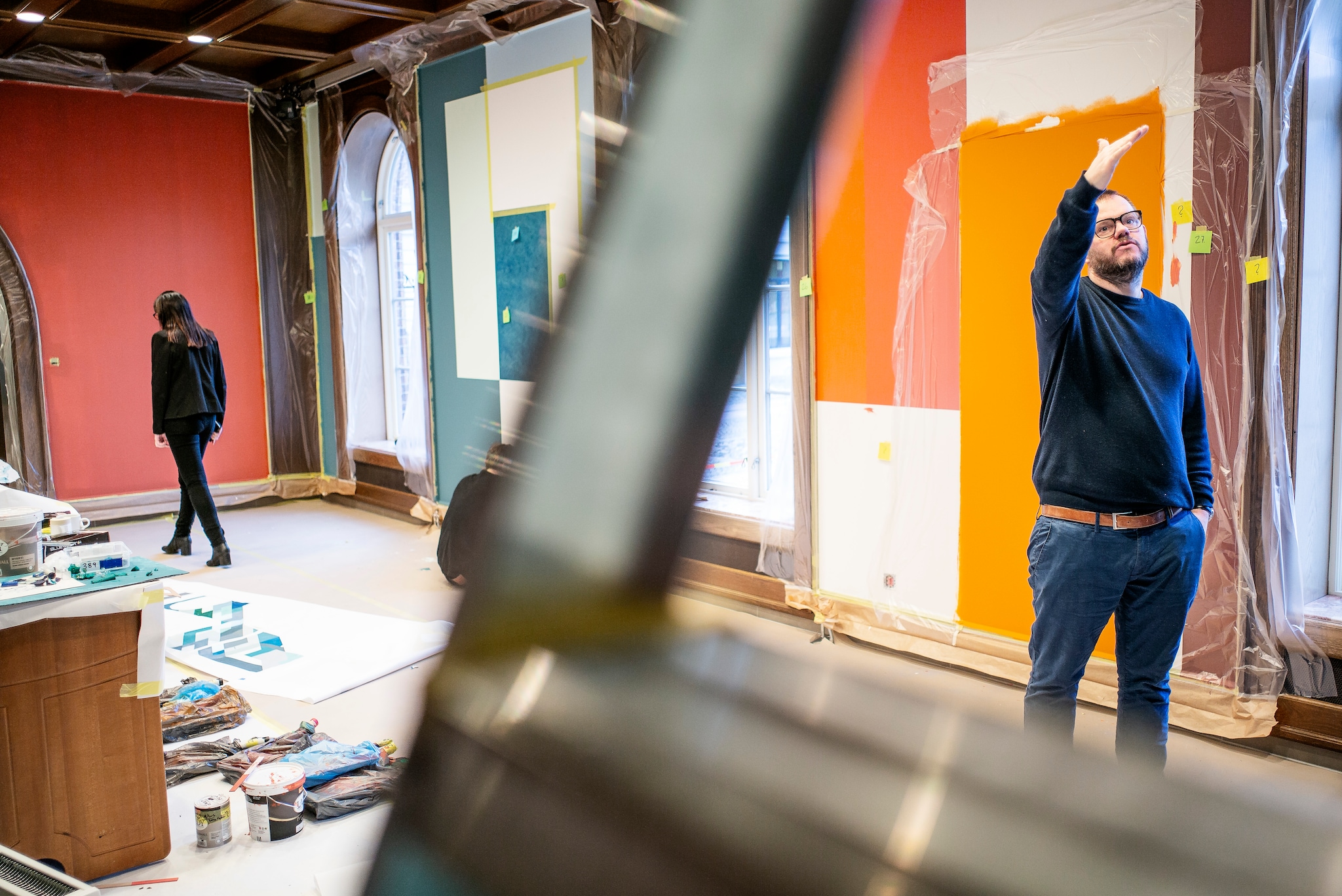 Her tar kunstverket form