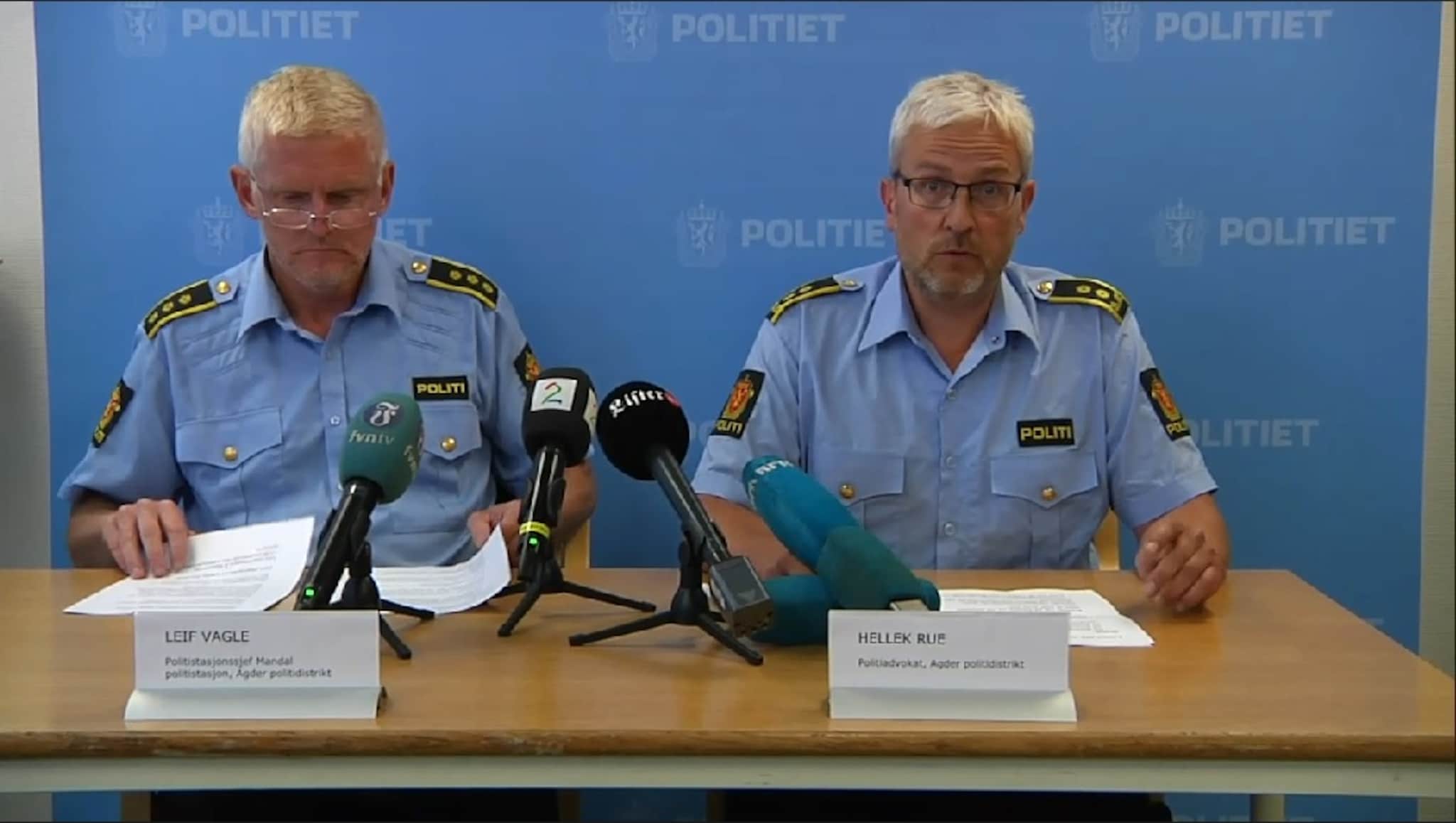 Se politiets pressekonferanse her